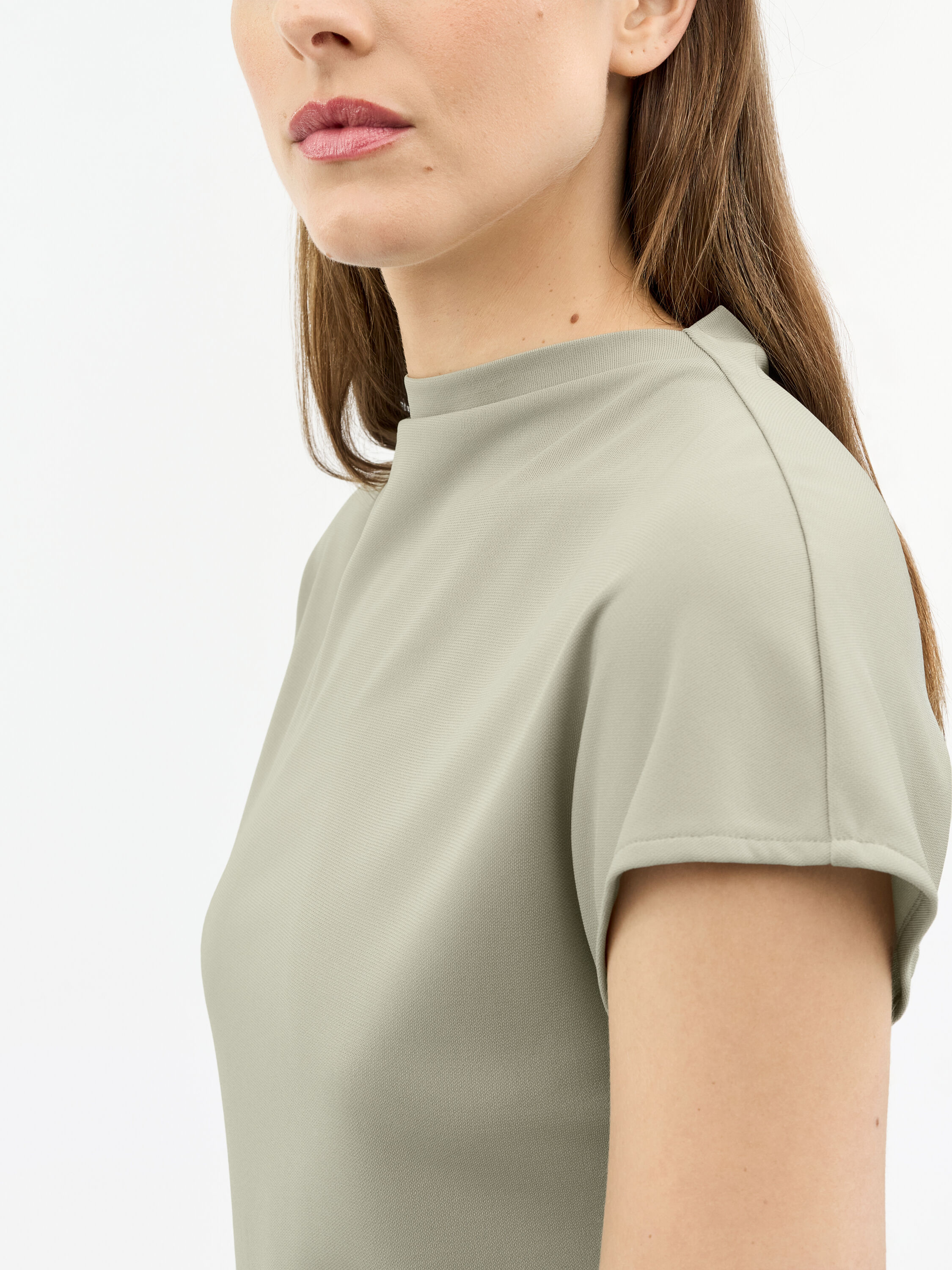 Alitta Slim Cap-Sleeve Top