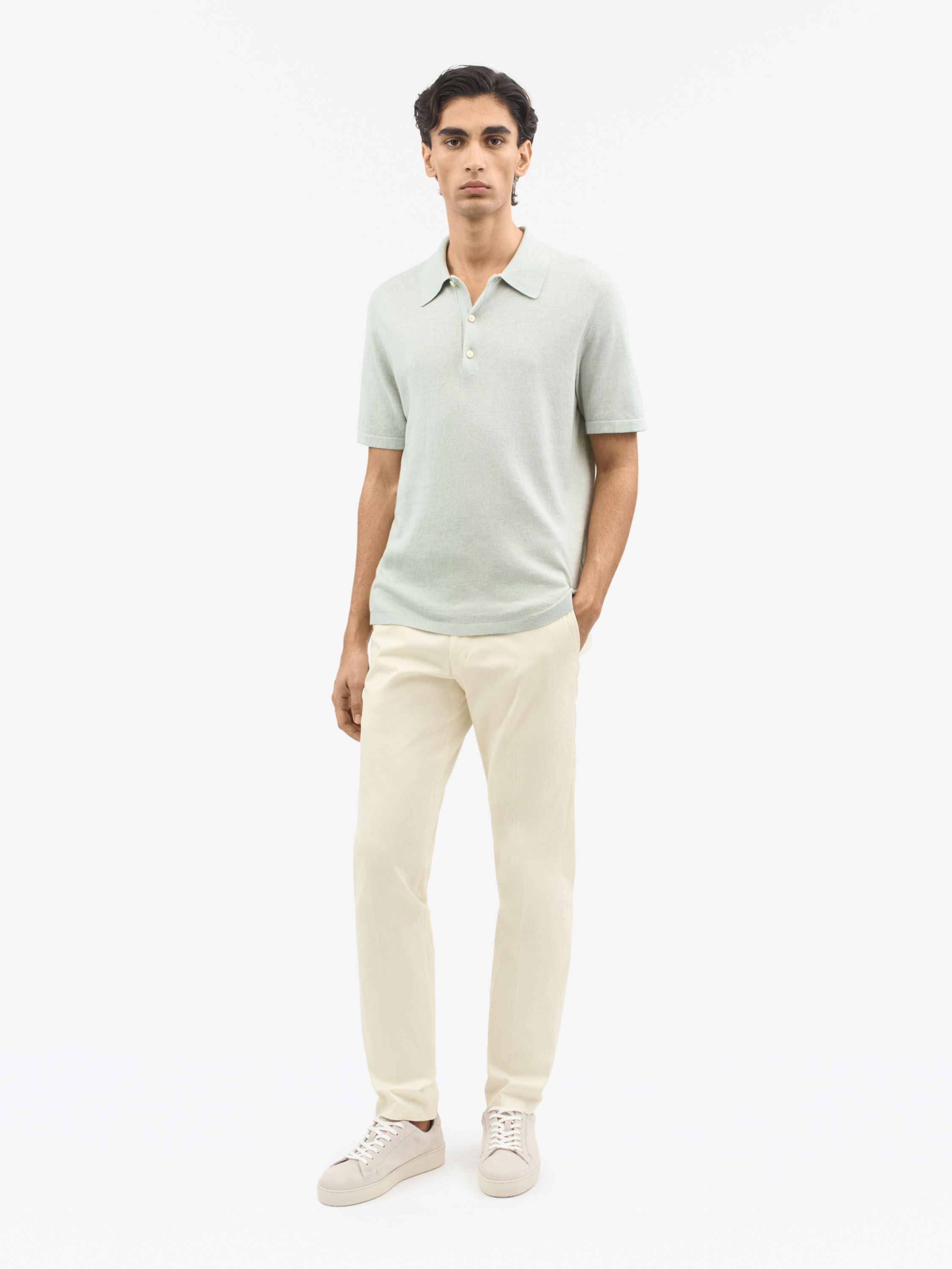 Erros Linen Polo Sweater