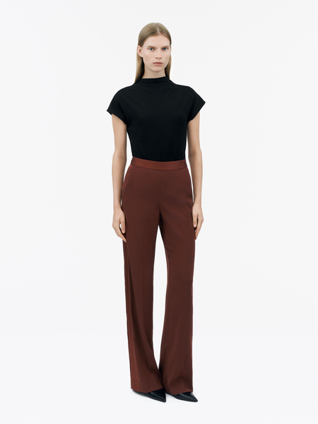 Editea Trousers In Satin