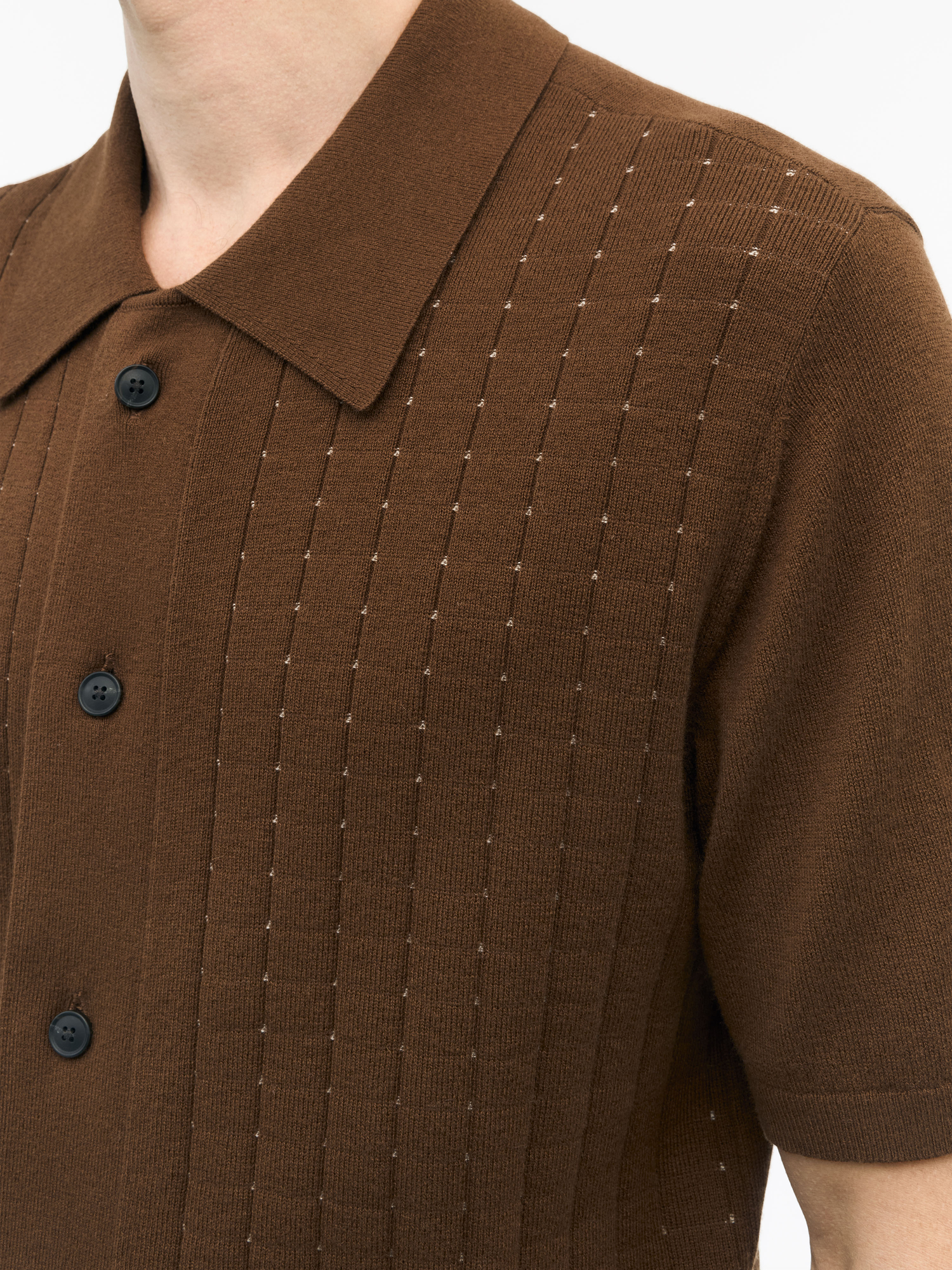 Araawen Fine-Knit Polo