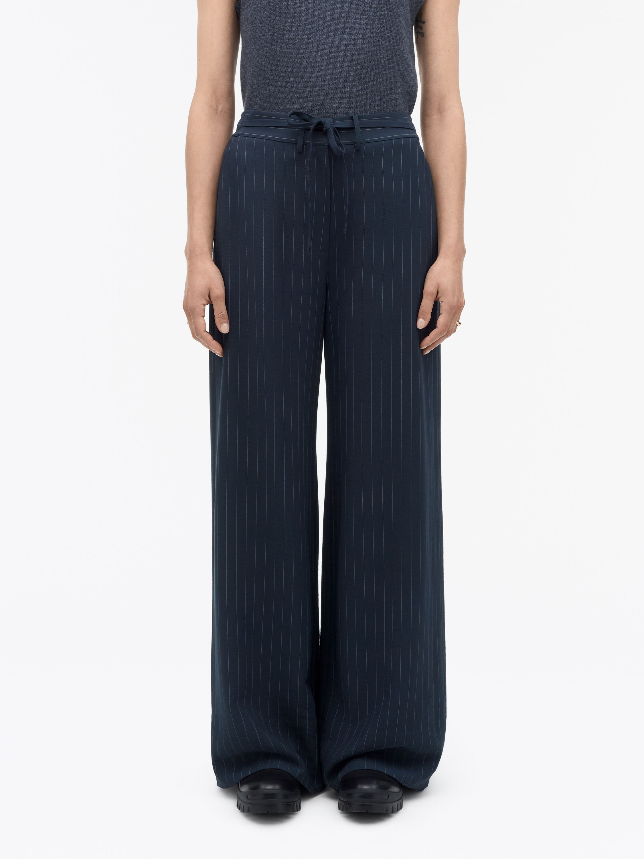 Ellis Tailored Stripe Trousers