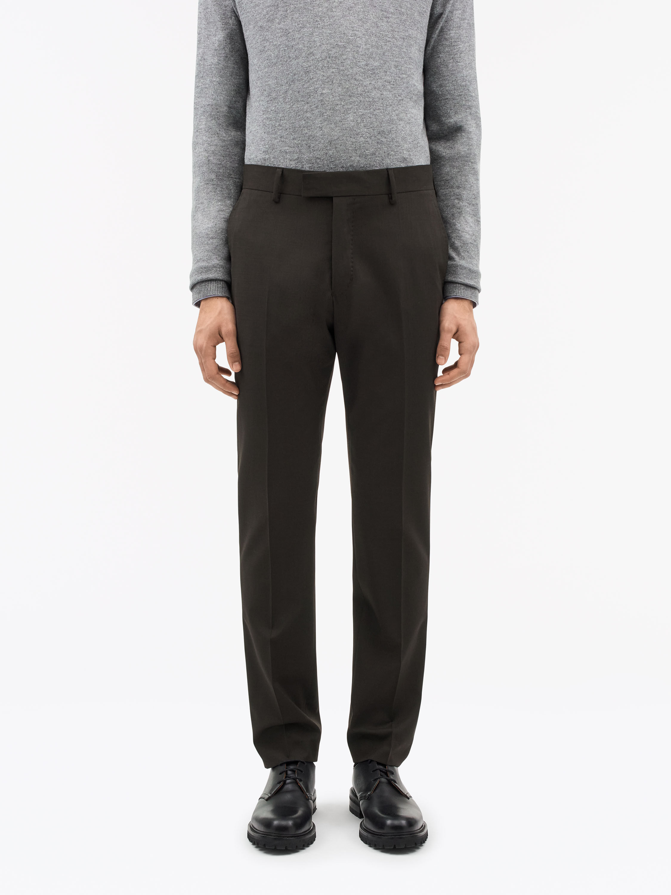 Justin Dark Brown Suit