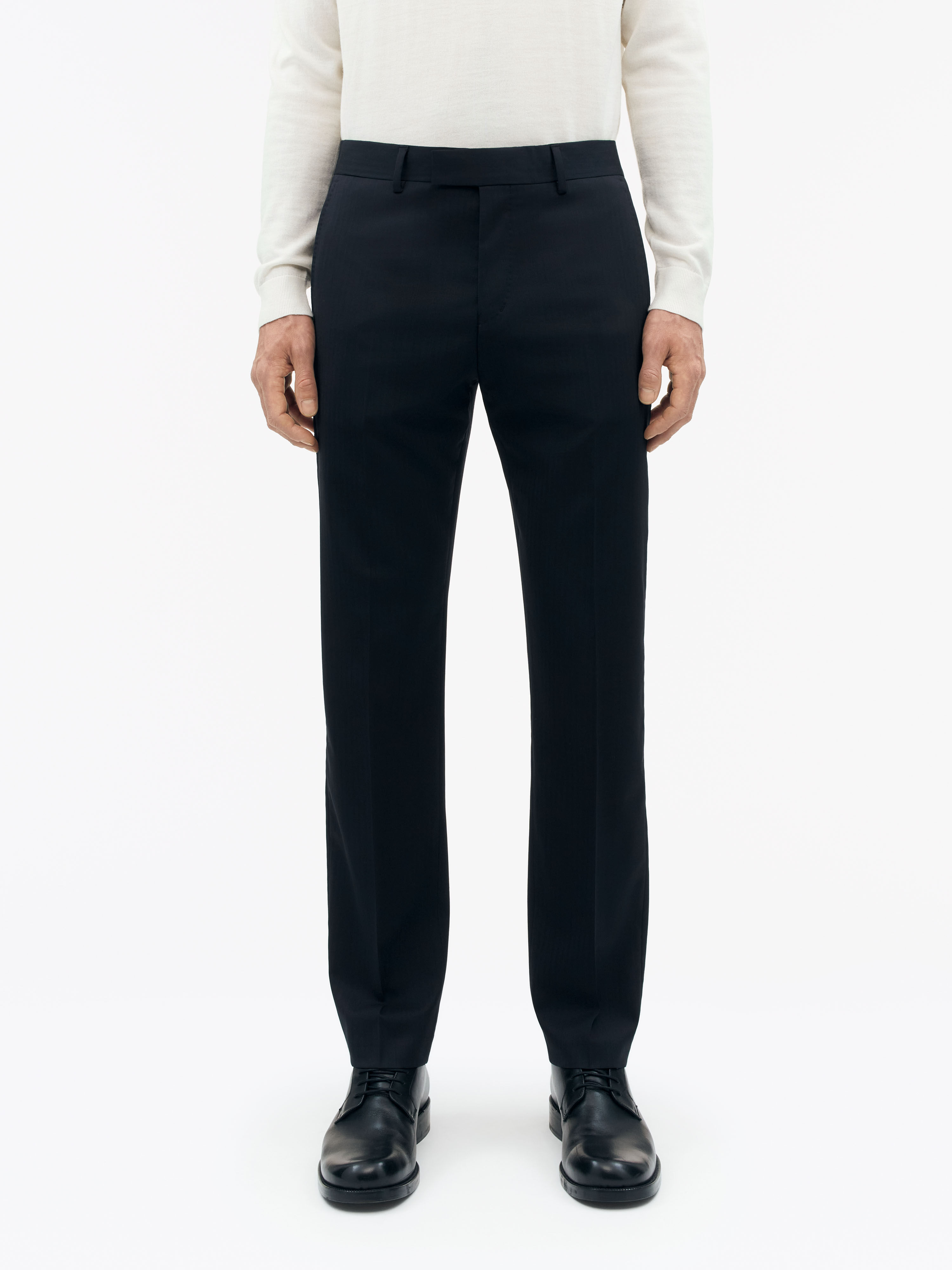 Pantalon Tense &agrave; Jambes Droites