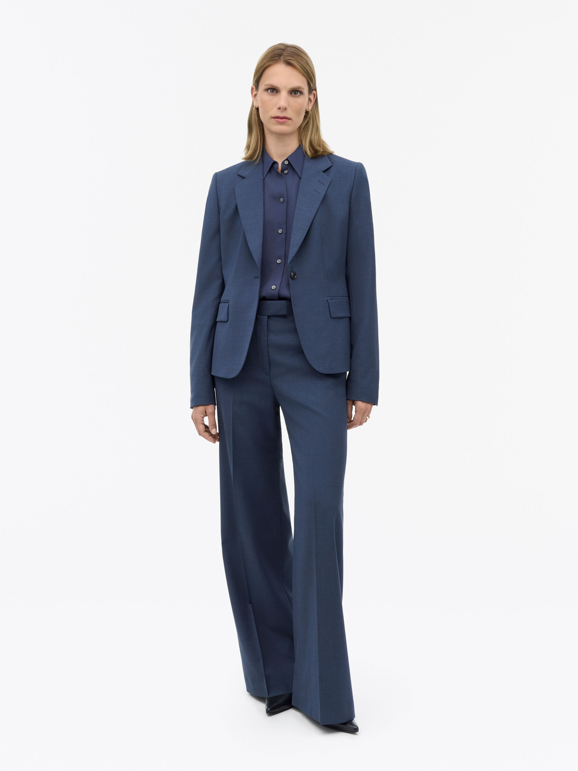 Irit Flared Wool Trousers