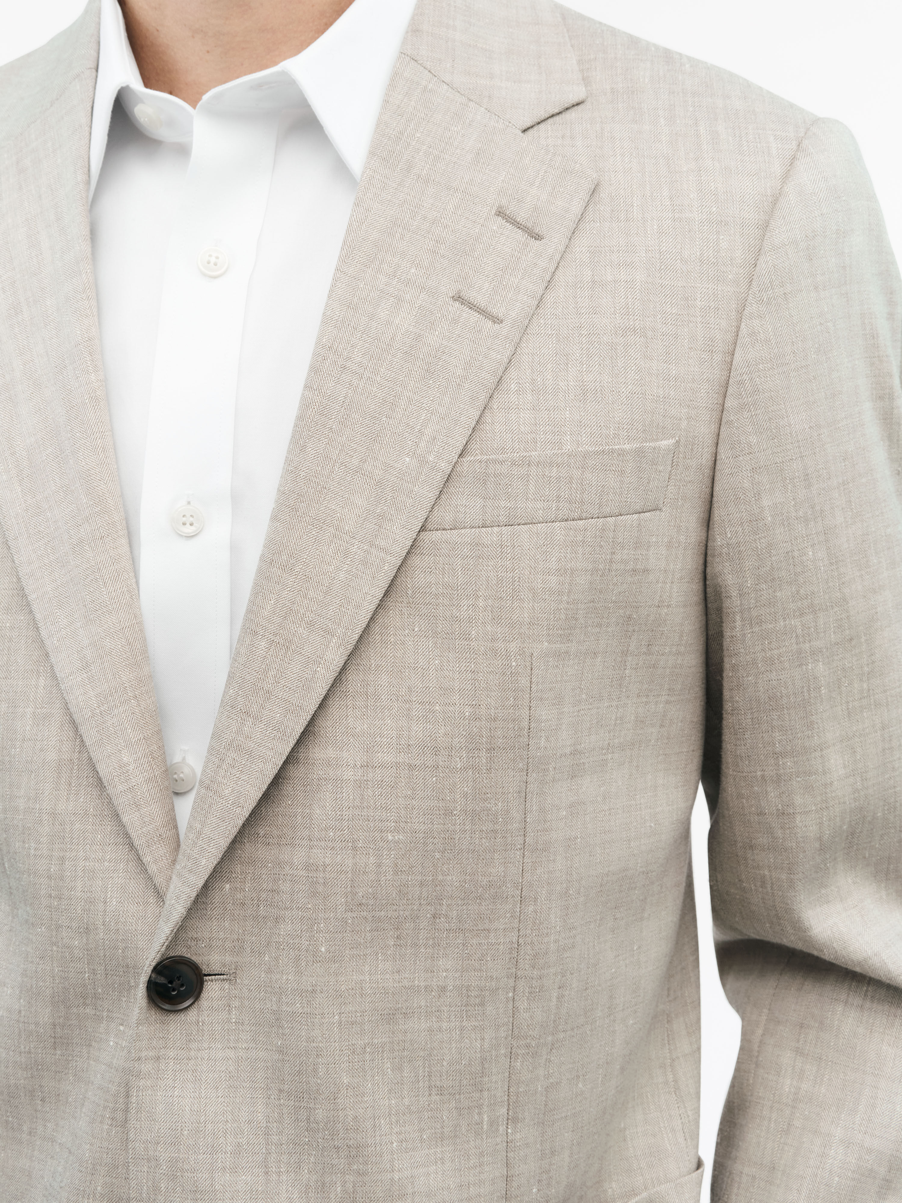 Justin P Slim-Fit Linen Jacket