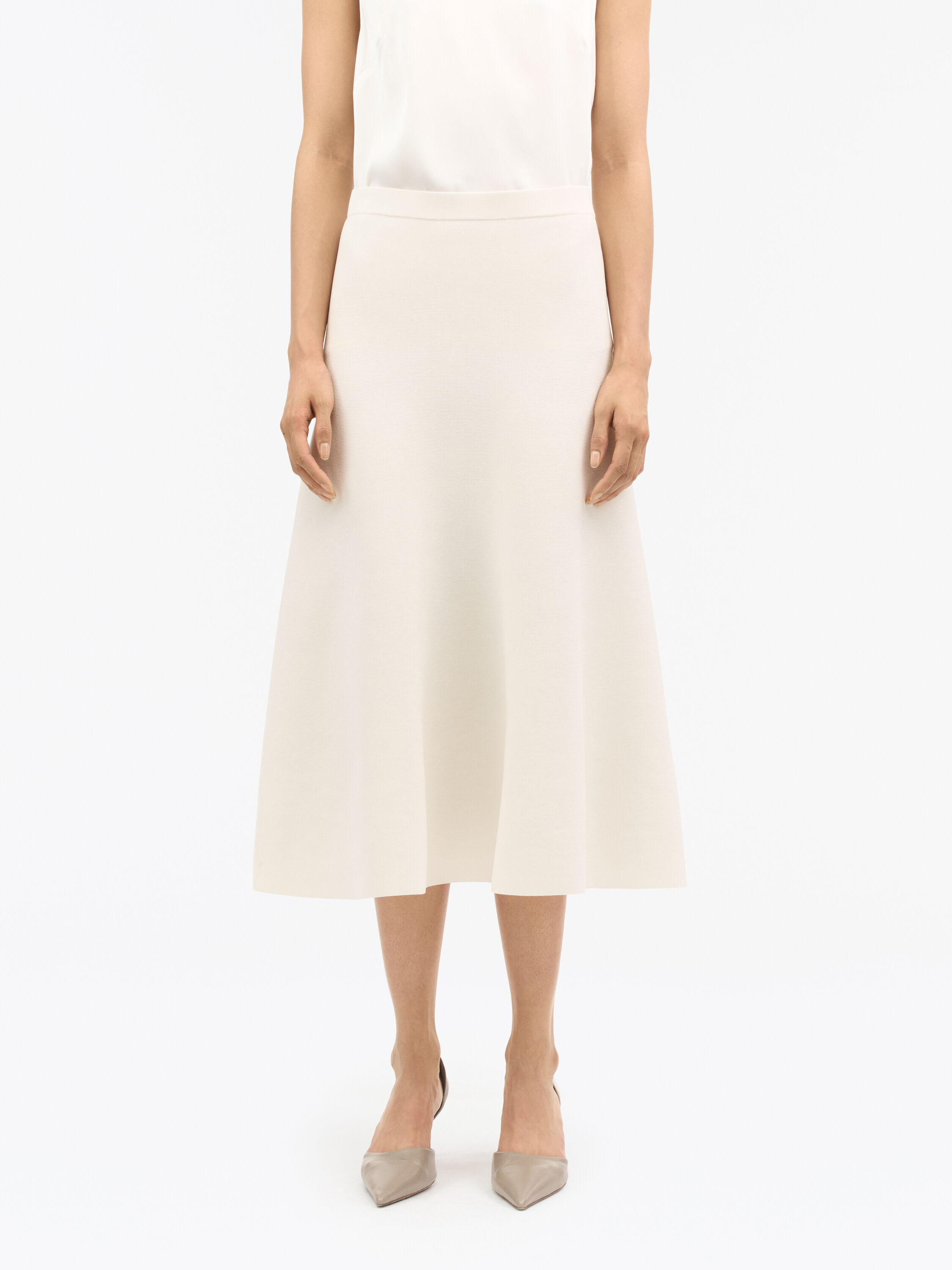 Sian Knitted Midi Skirt 