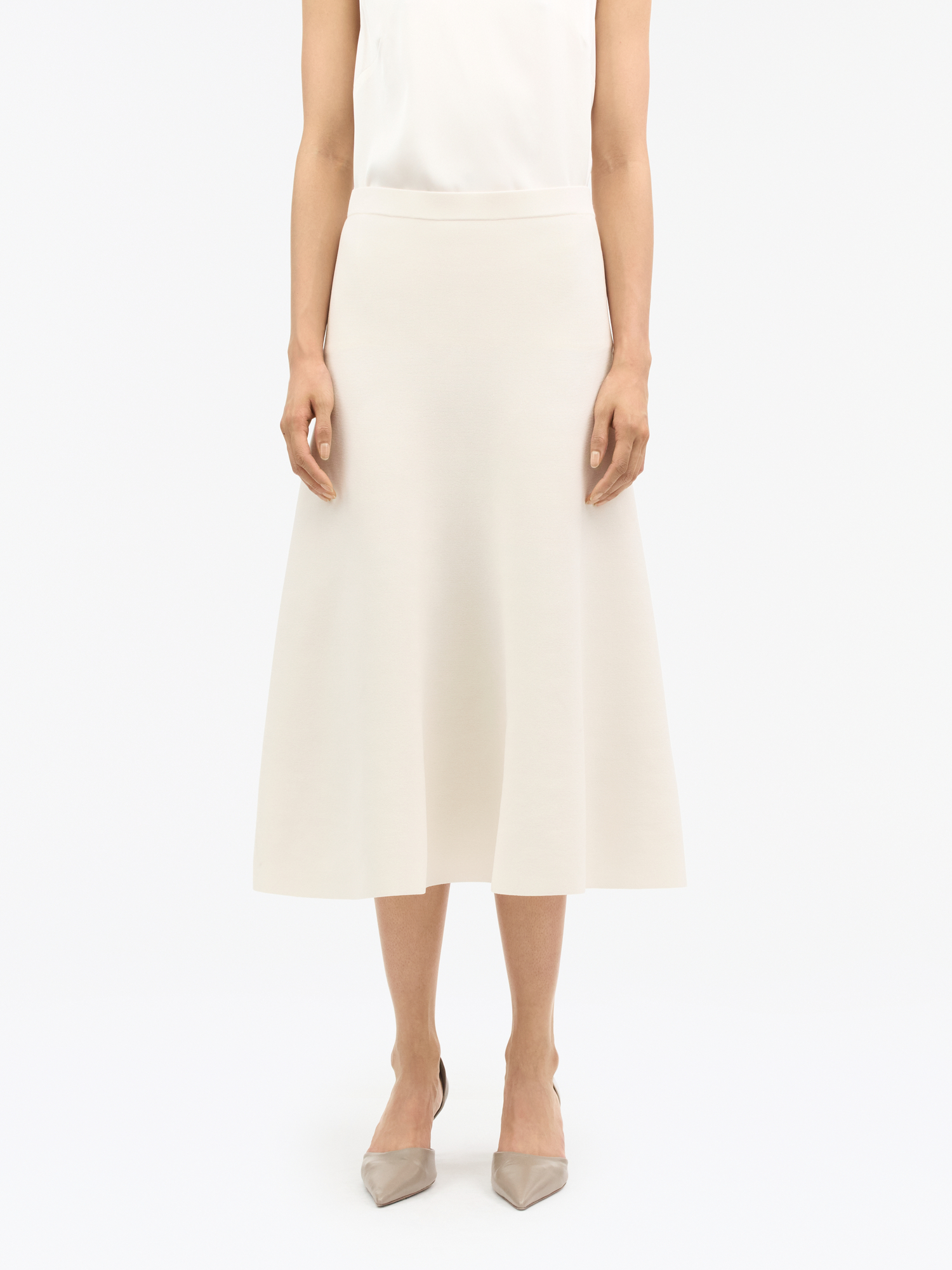 Sian Knitted Midi Skirt