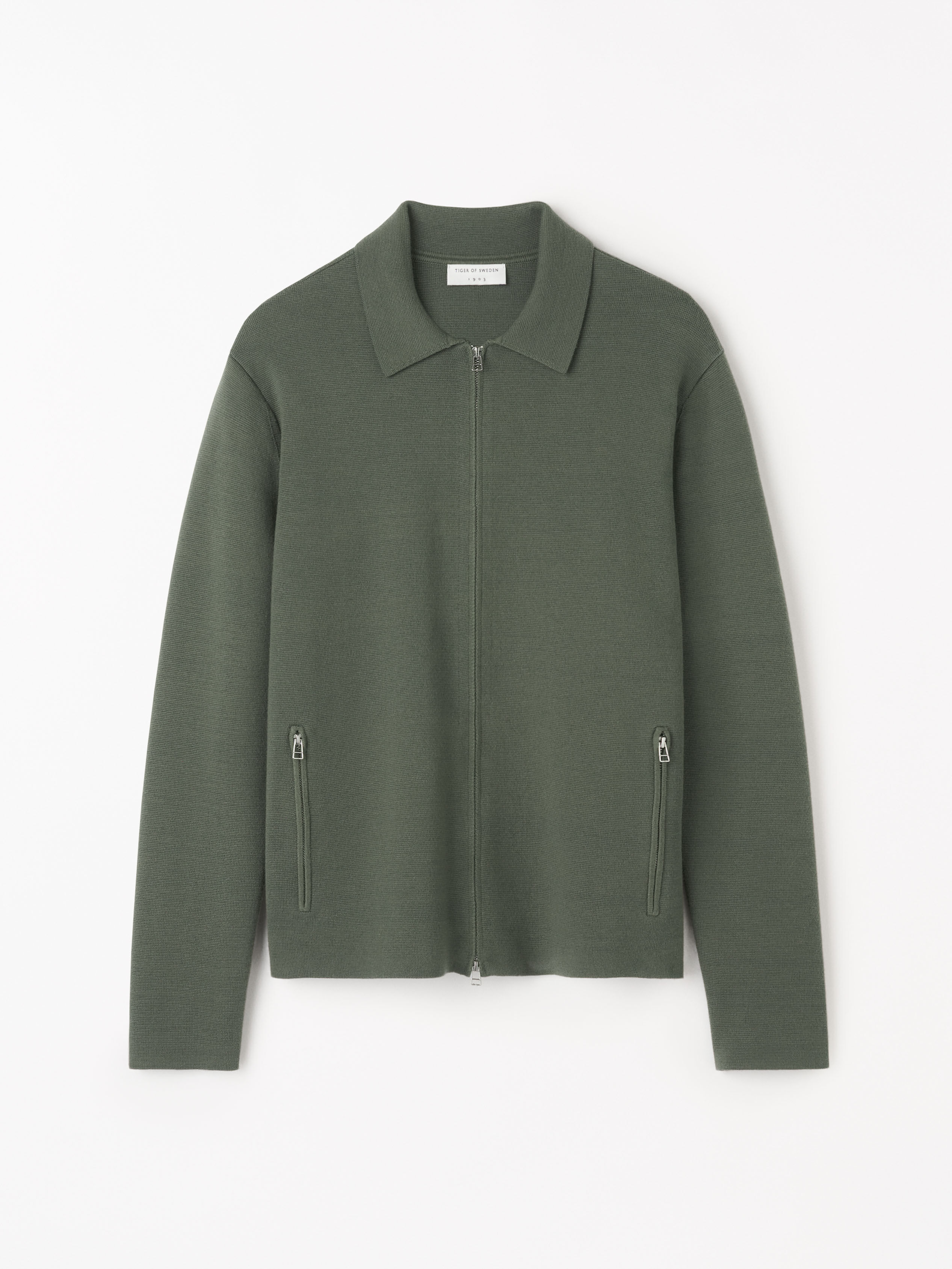 Celyn Kofta Med Dragkedja i Ull