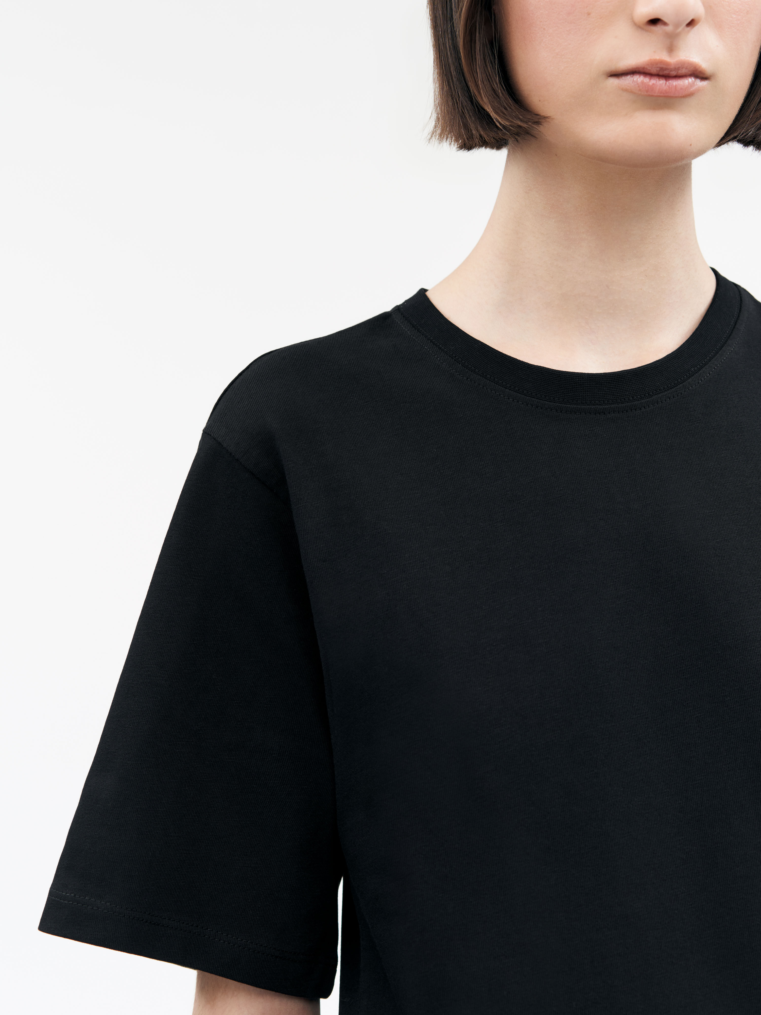 Lori Round-Neck Cotton T-Shirt