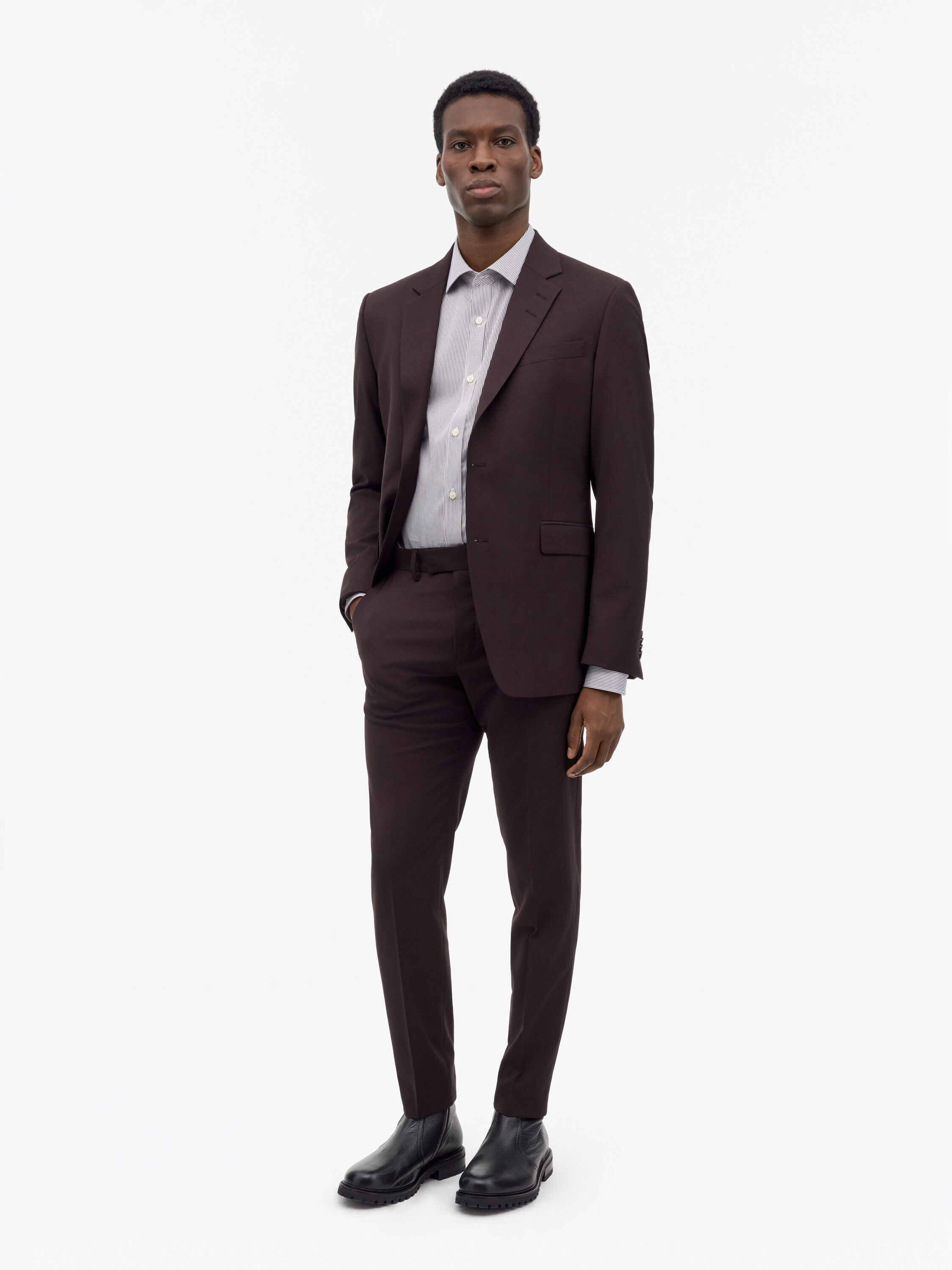 Tenuta Slim-Fit Wool Trousers