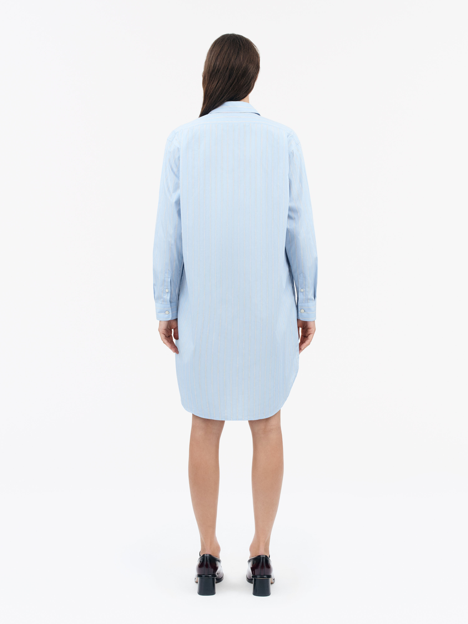 Silvie Pinstriped Dress