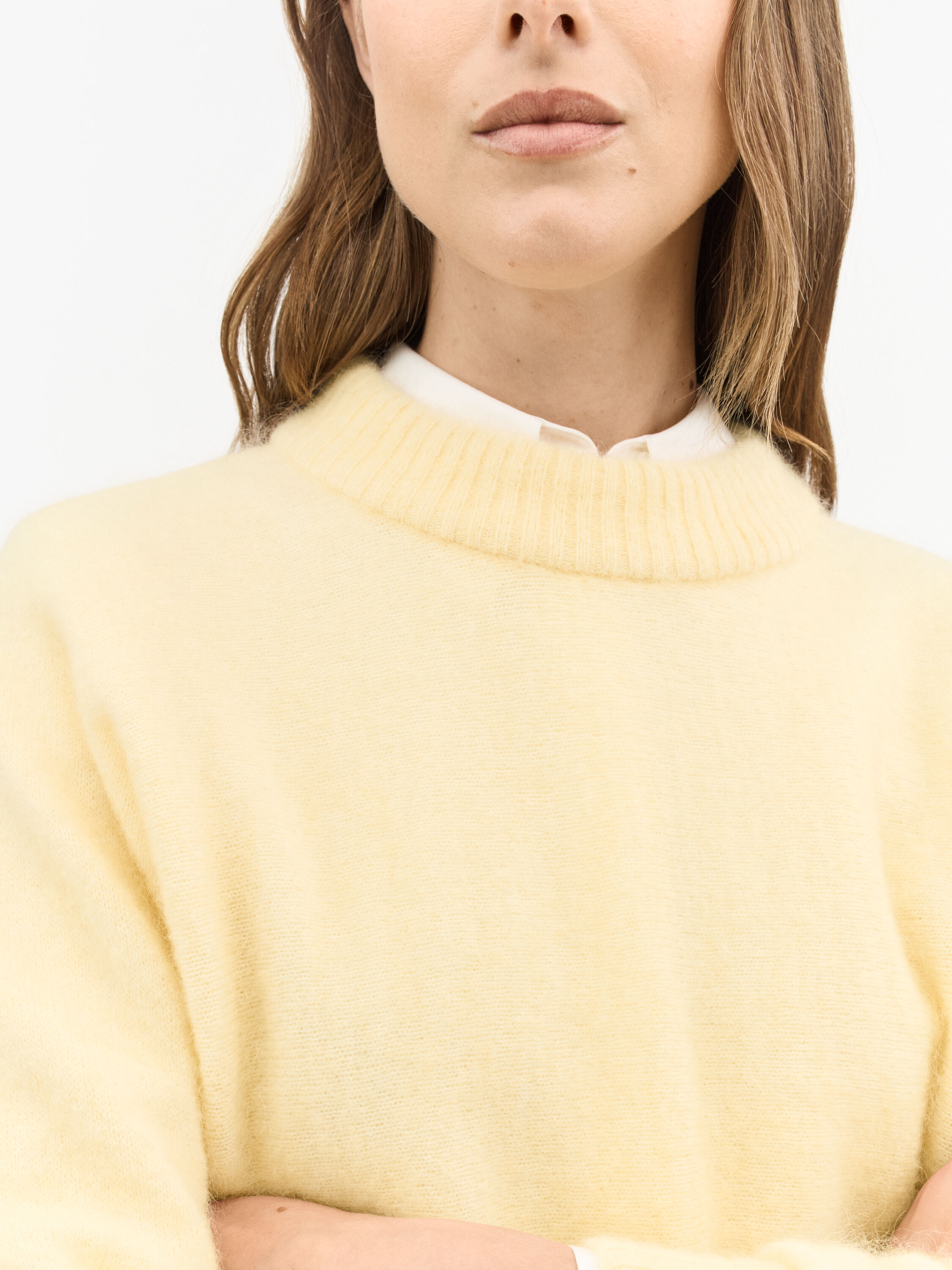 Gwynn Mohair Wool Blend Sweater