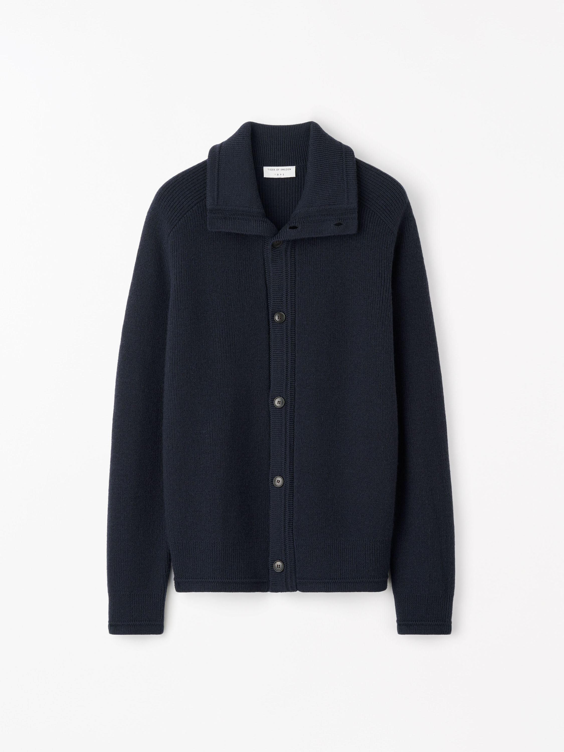 Leander Wollrippstrickjacke
