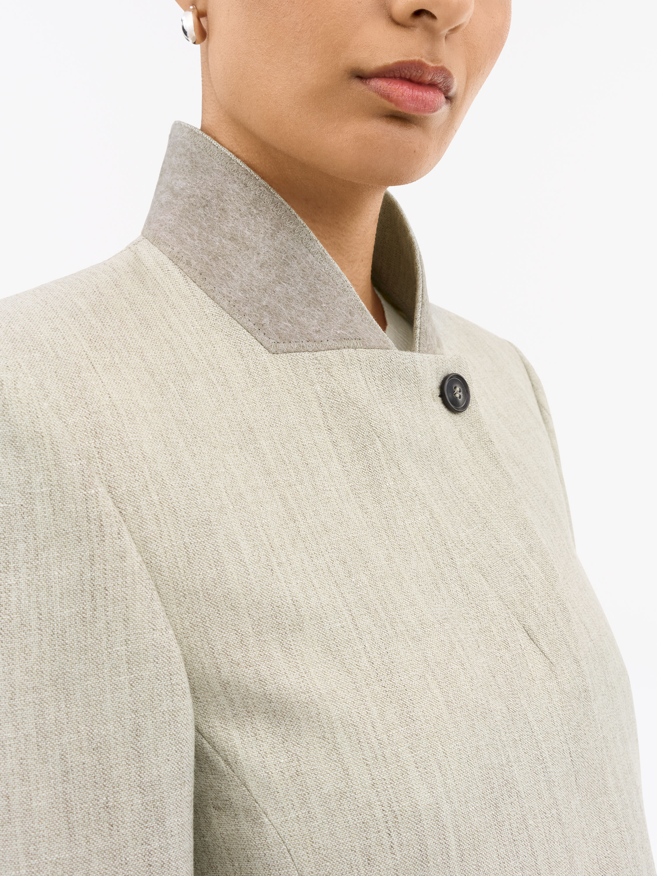 Sine Wool-Linen Jacket