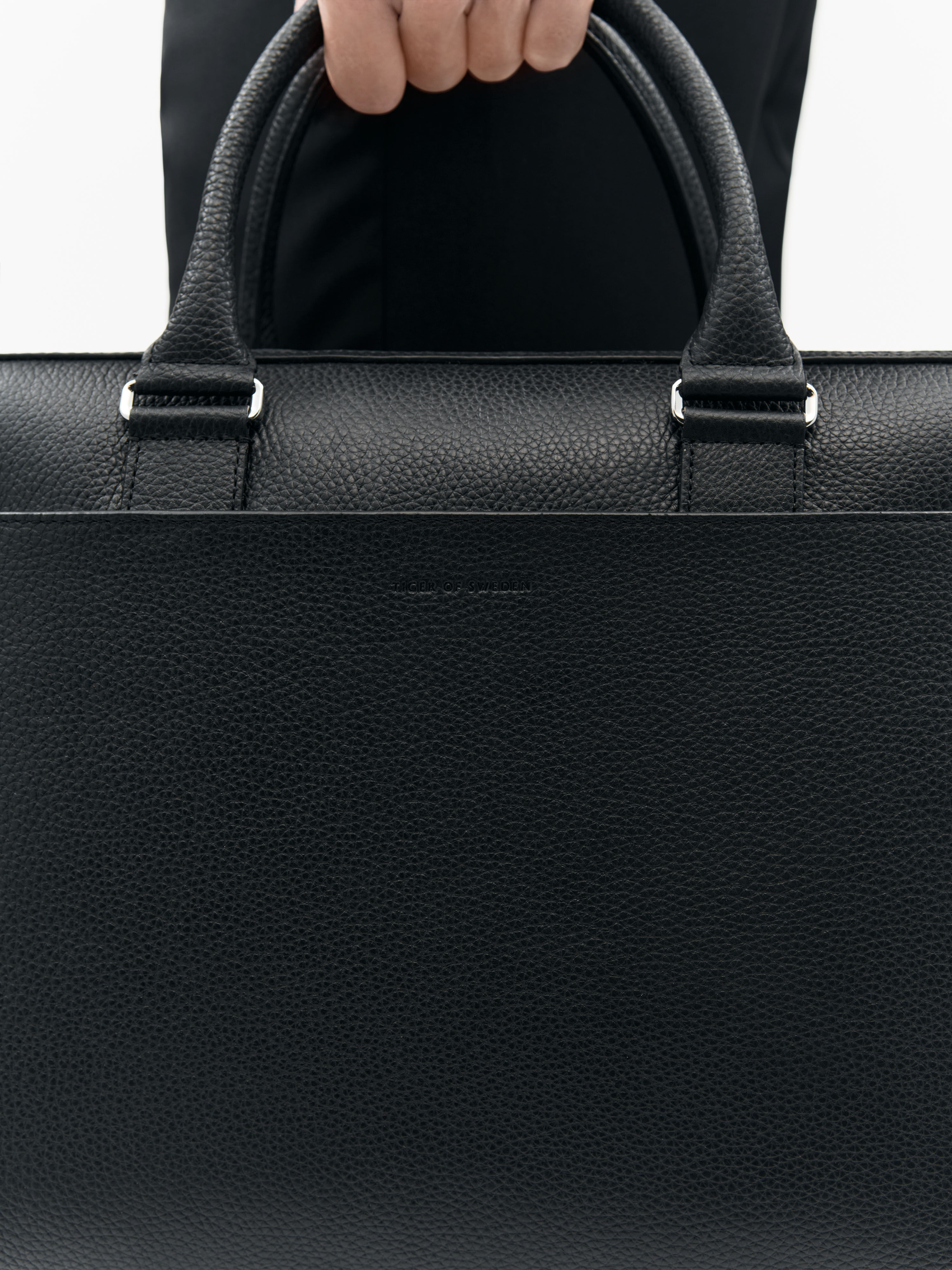 Burin Leather Briefcase