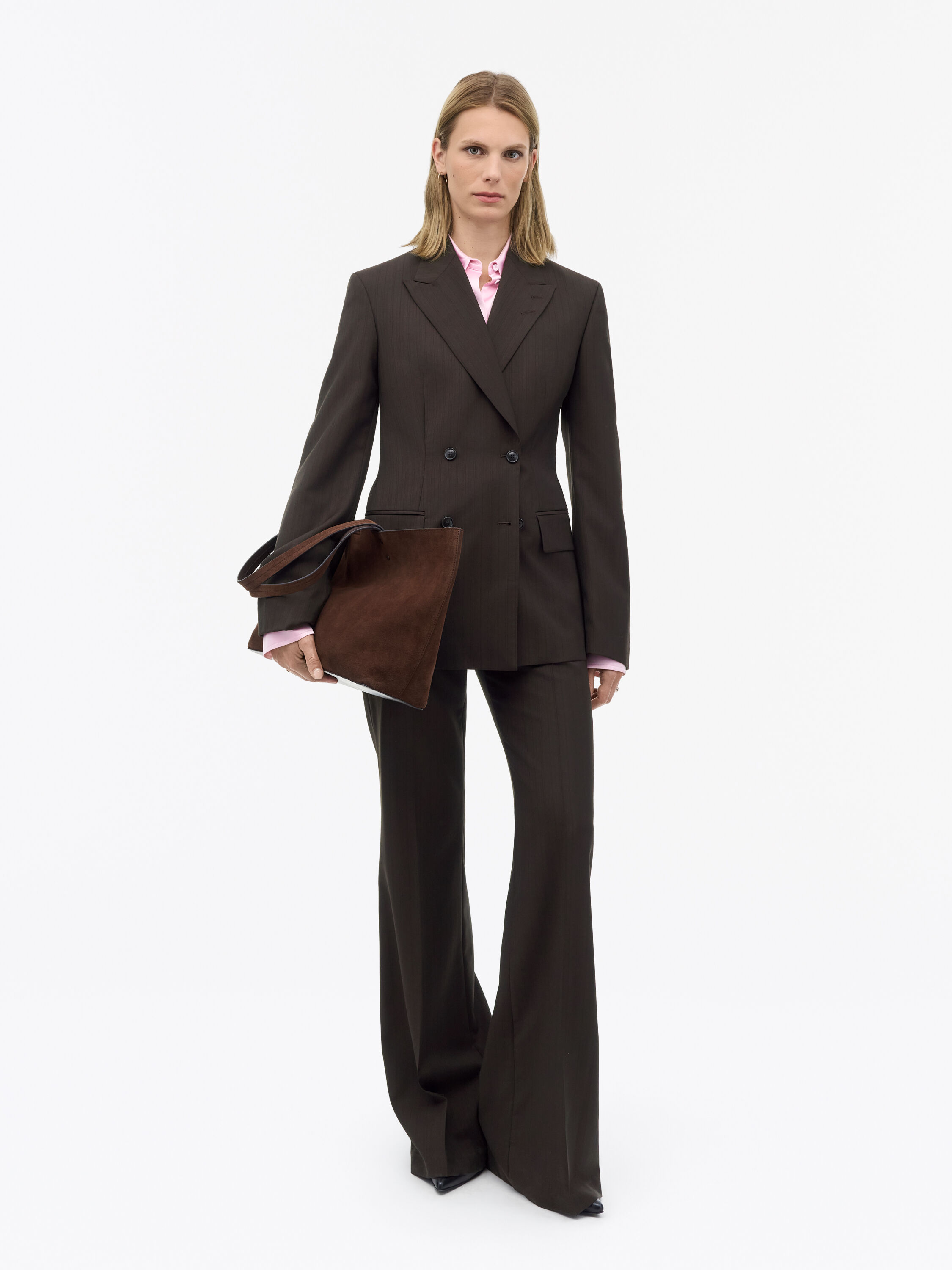 Elmi Wool Stripe Suit