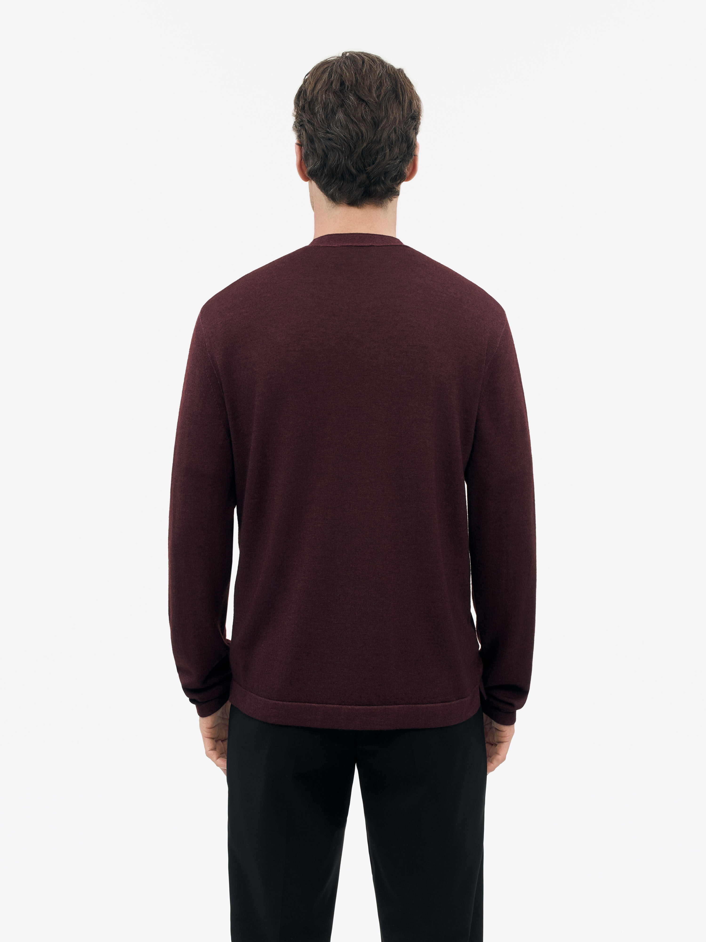 Finn V-Neck Merino Wool Sweater