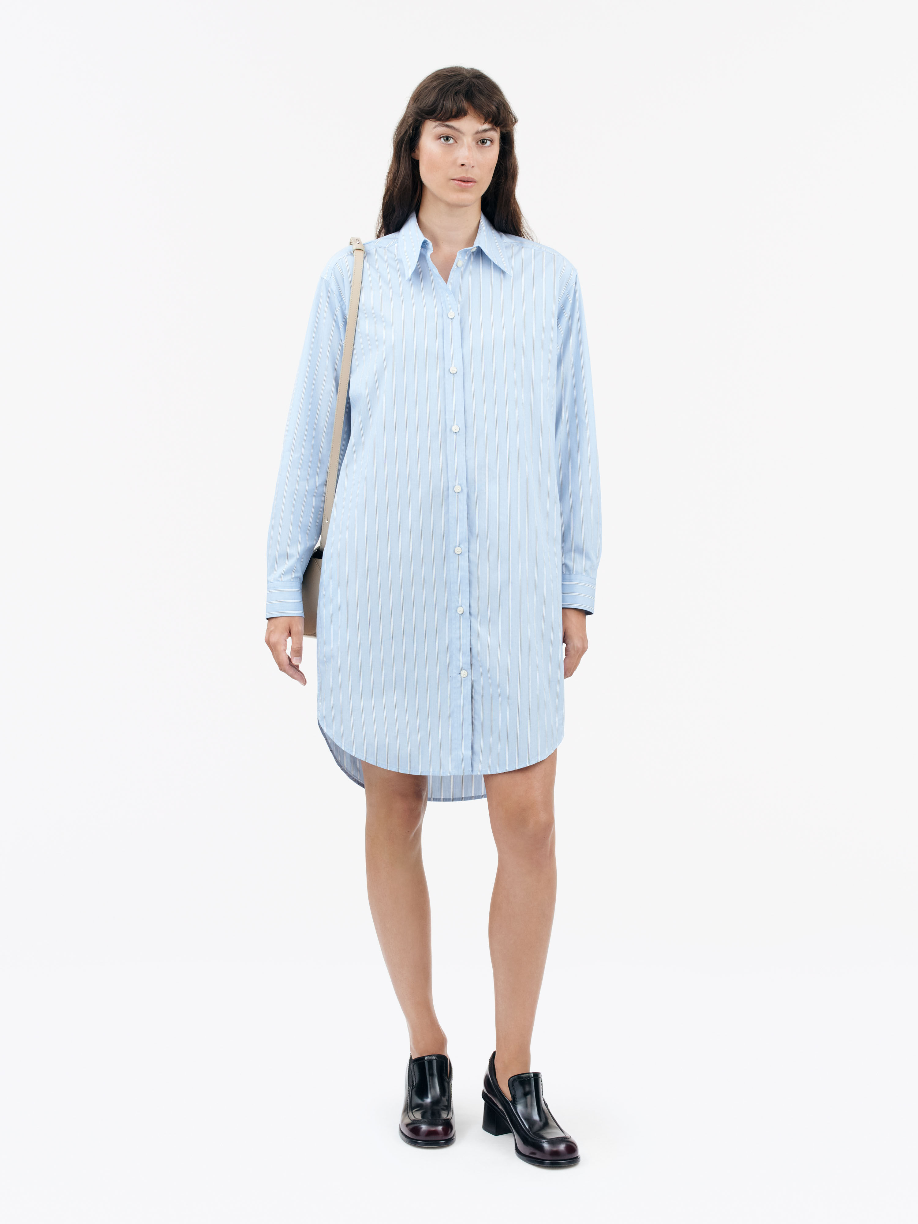 Silvie Pinstriped Dress