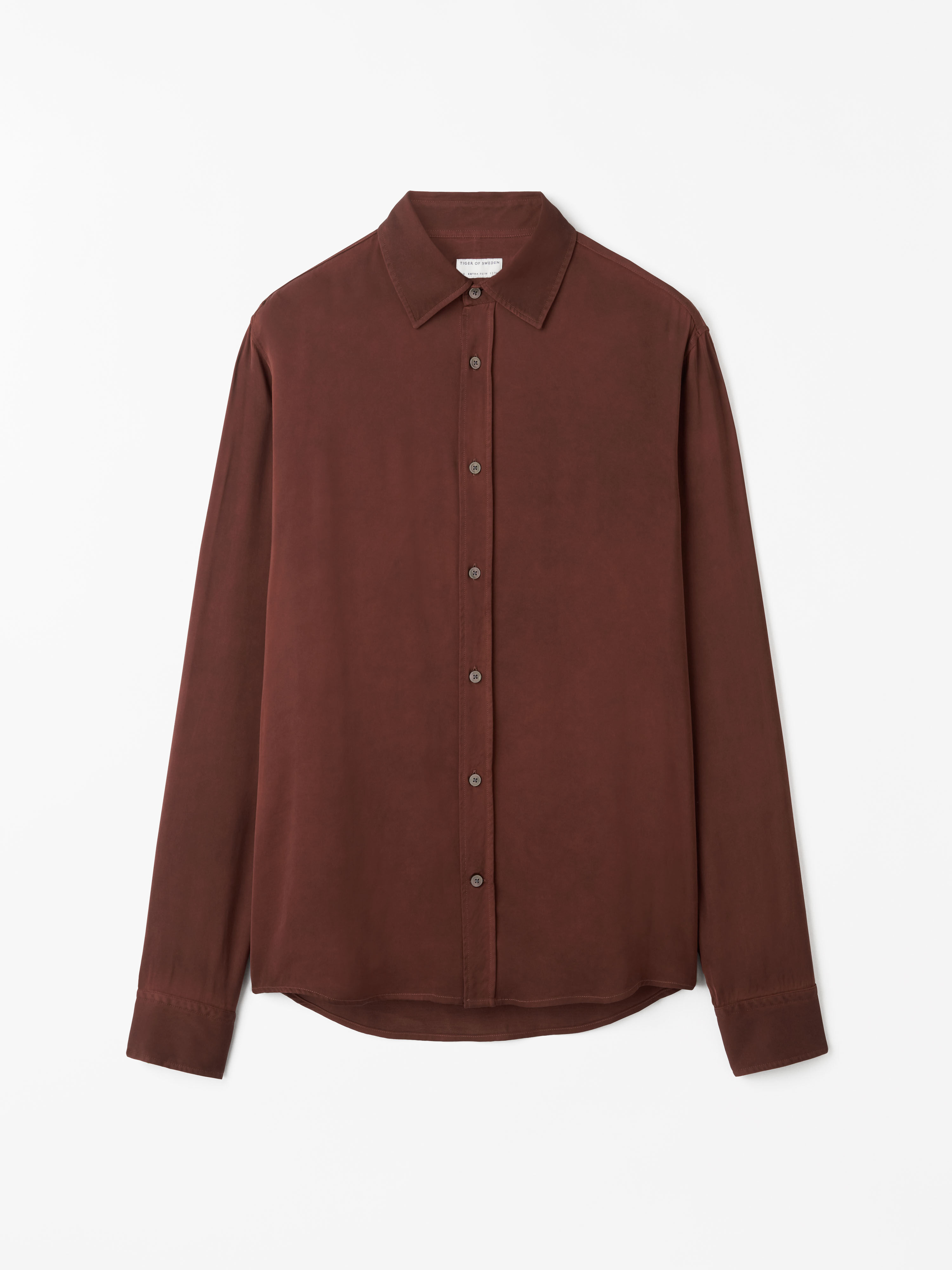 Drapey viscose casual Lowan Shirt | Tiger Of Sweden