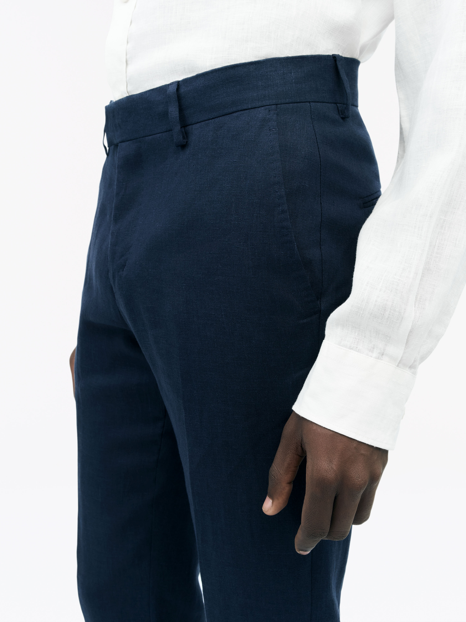 Tenuta Slim-Fit Linen Trousers