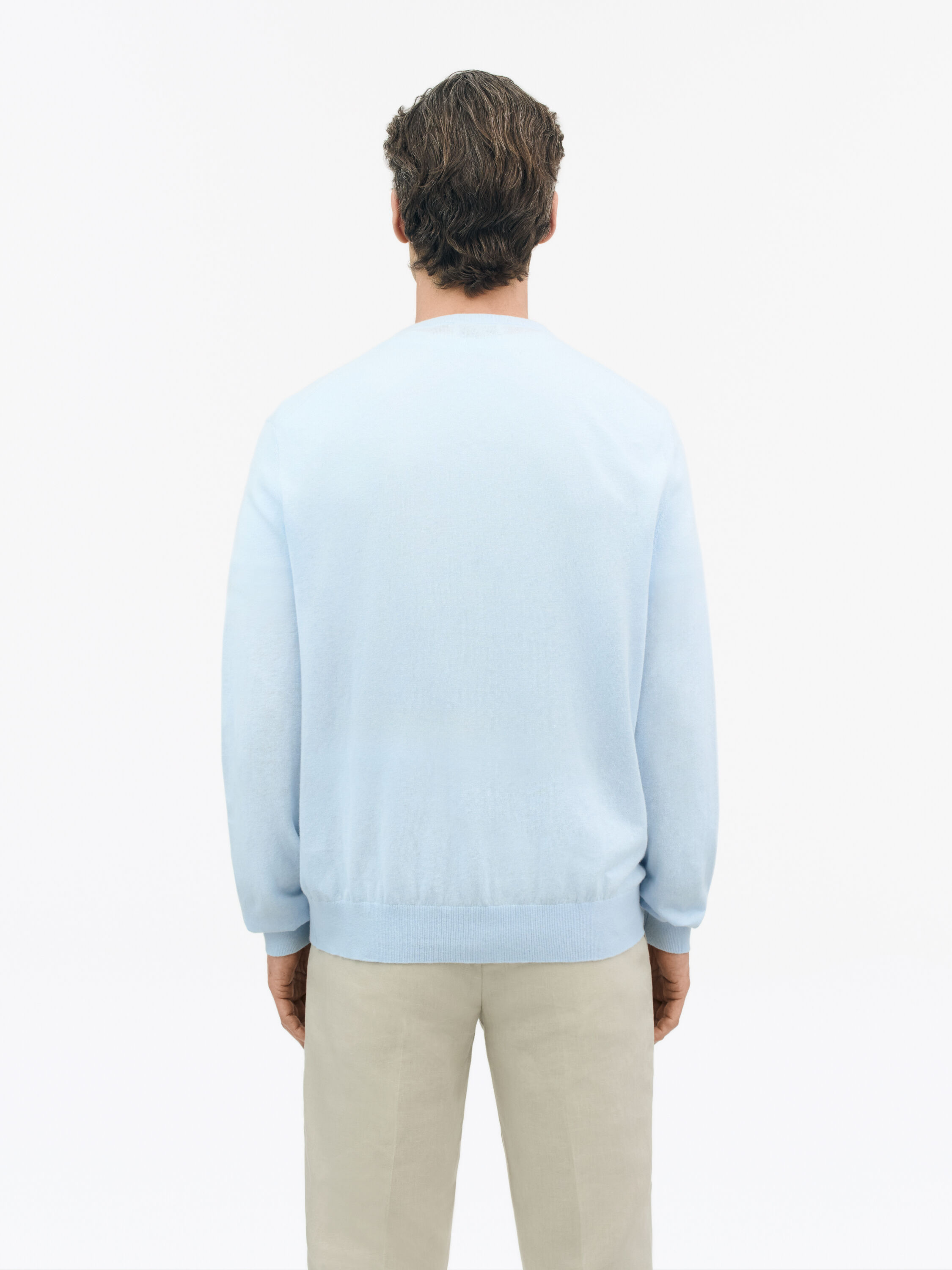 Connor L Linen Blend Sweater