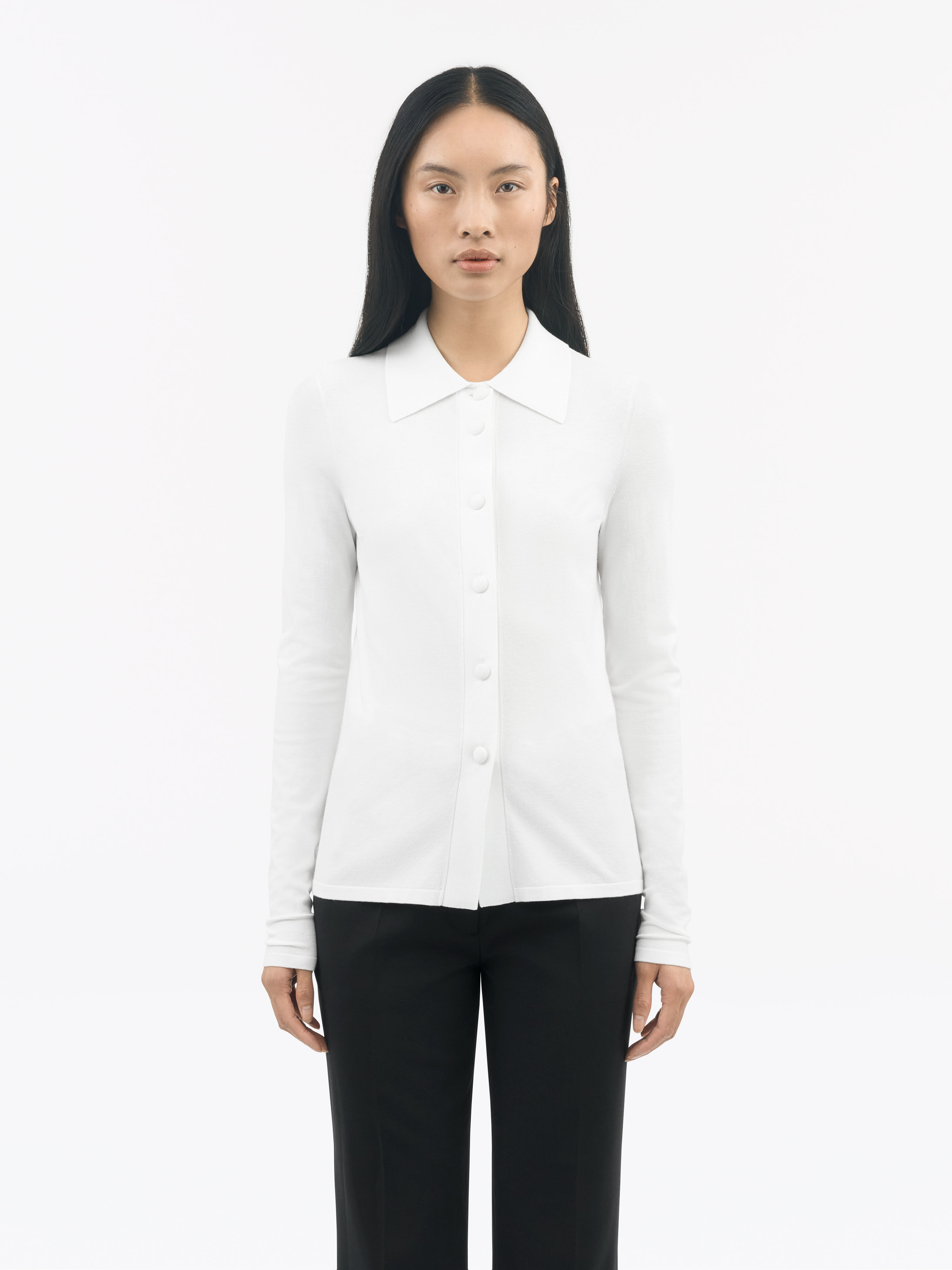 Lillian Slim-Fit Knit Shirt