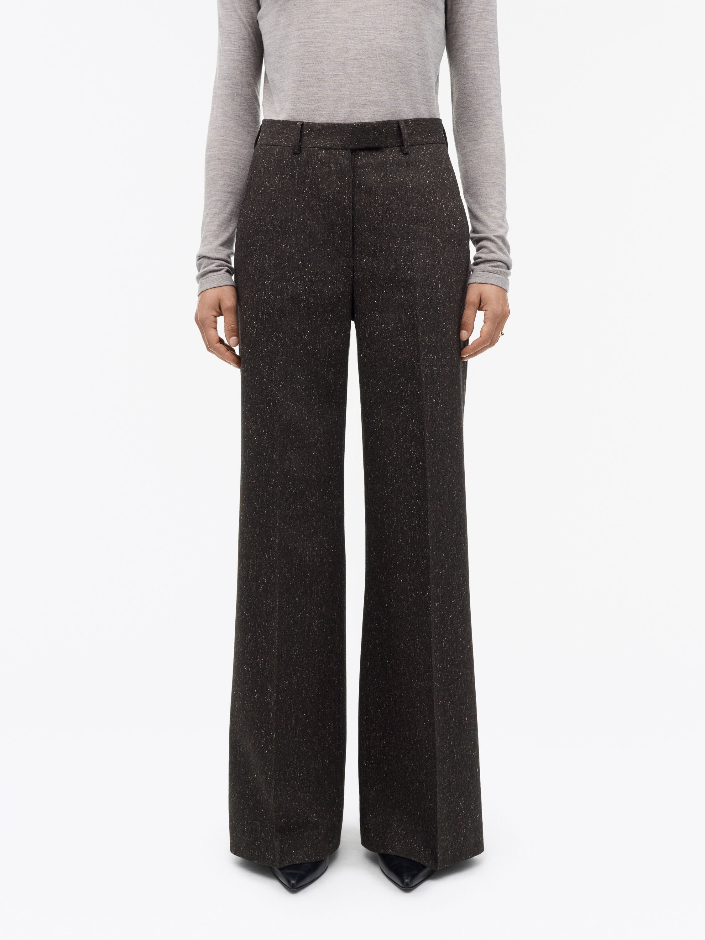 Eleanor Flecked Wool Suit