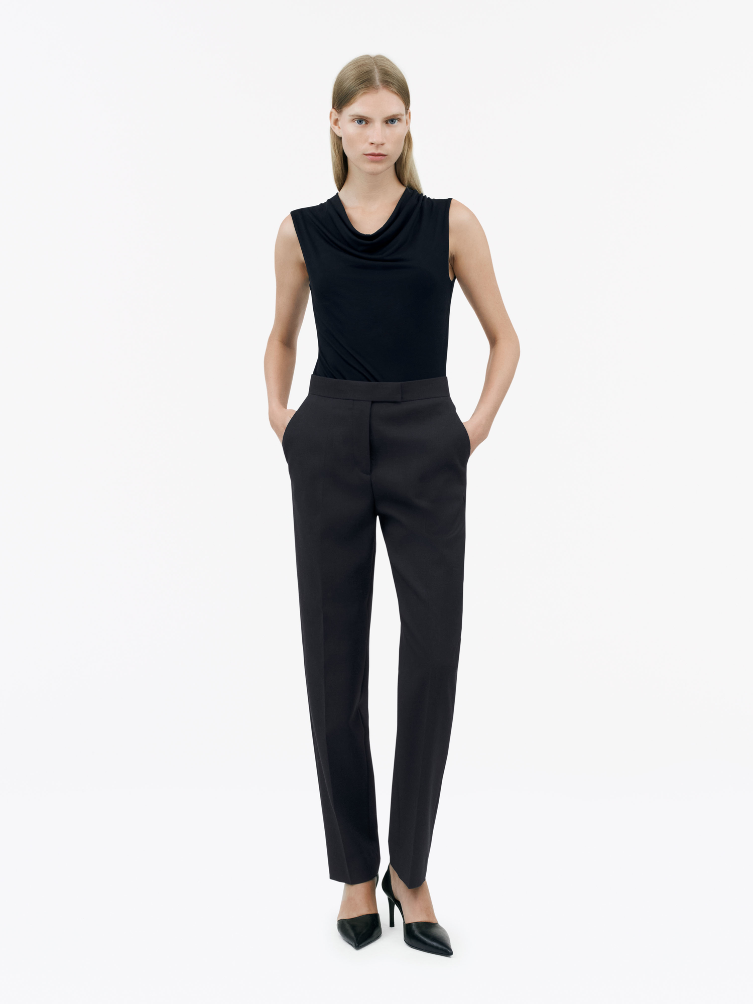 Jela Cowl-neck Top