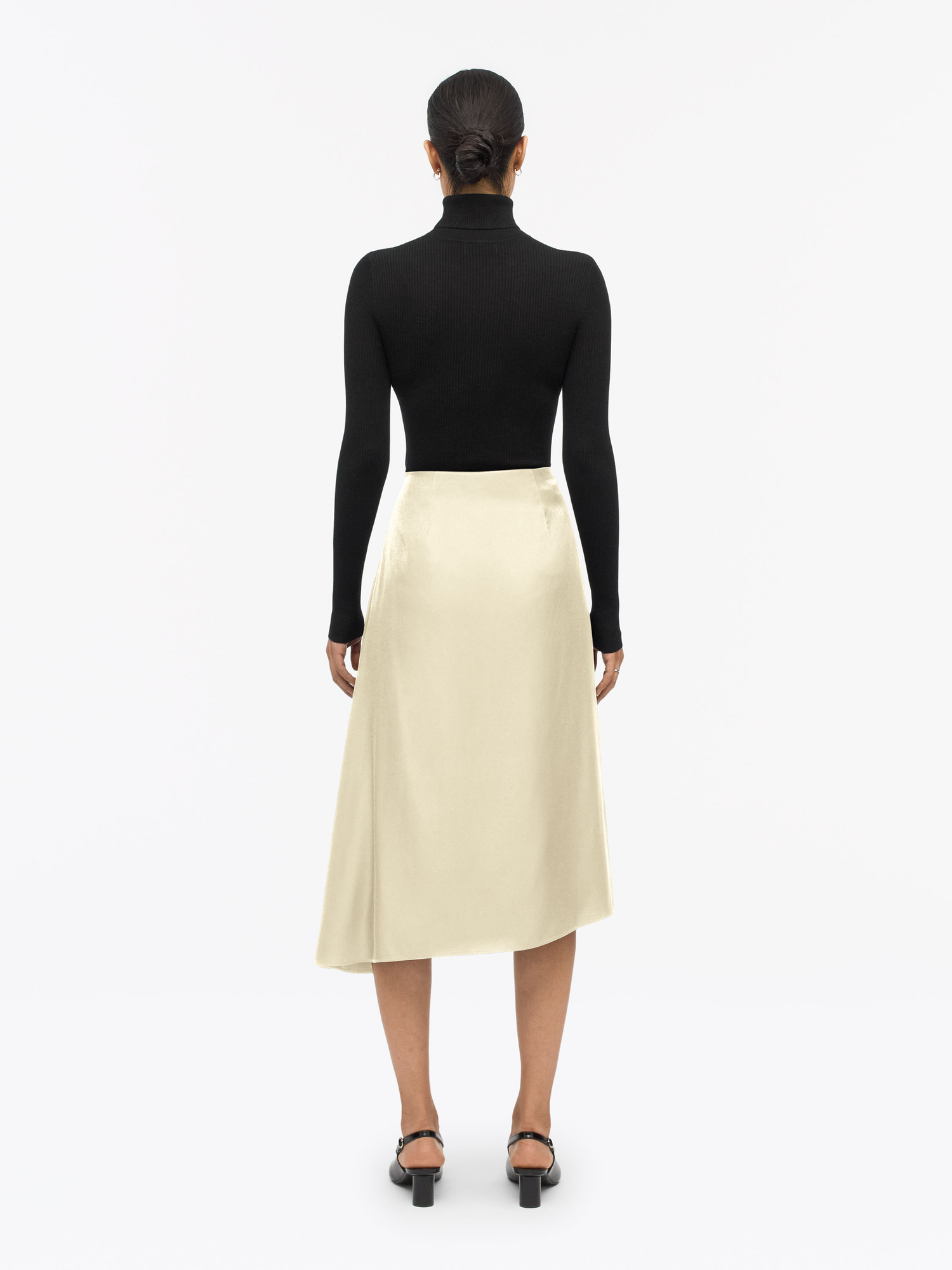Reylynn Evening Satin Skirt