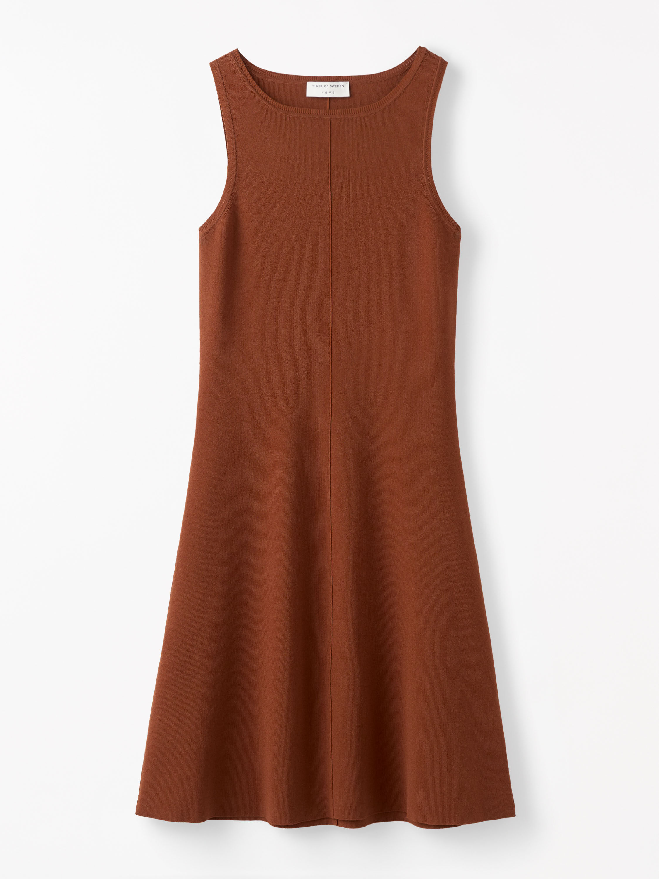 Robe Trap&egrave;ze En Maille Anna