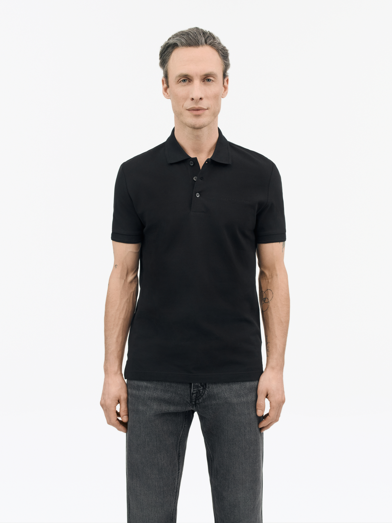 Darios Slim-fit Pikétröja