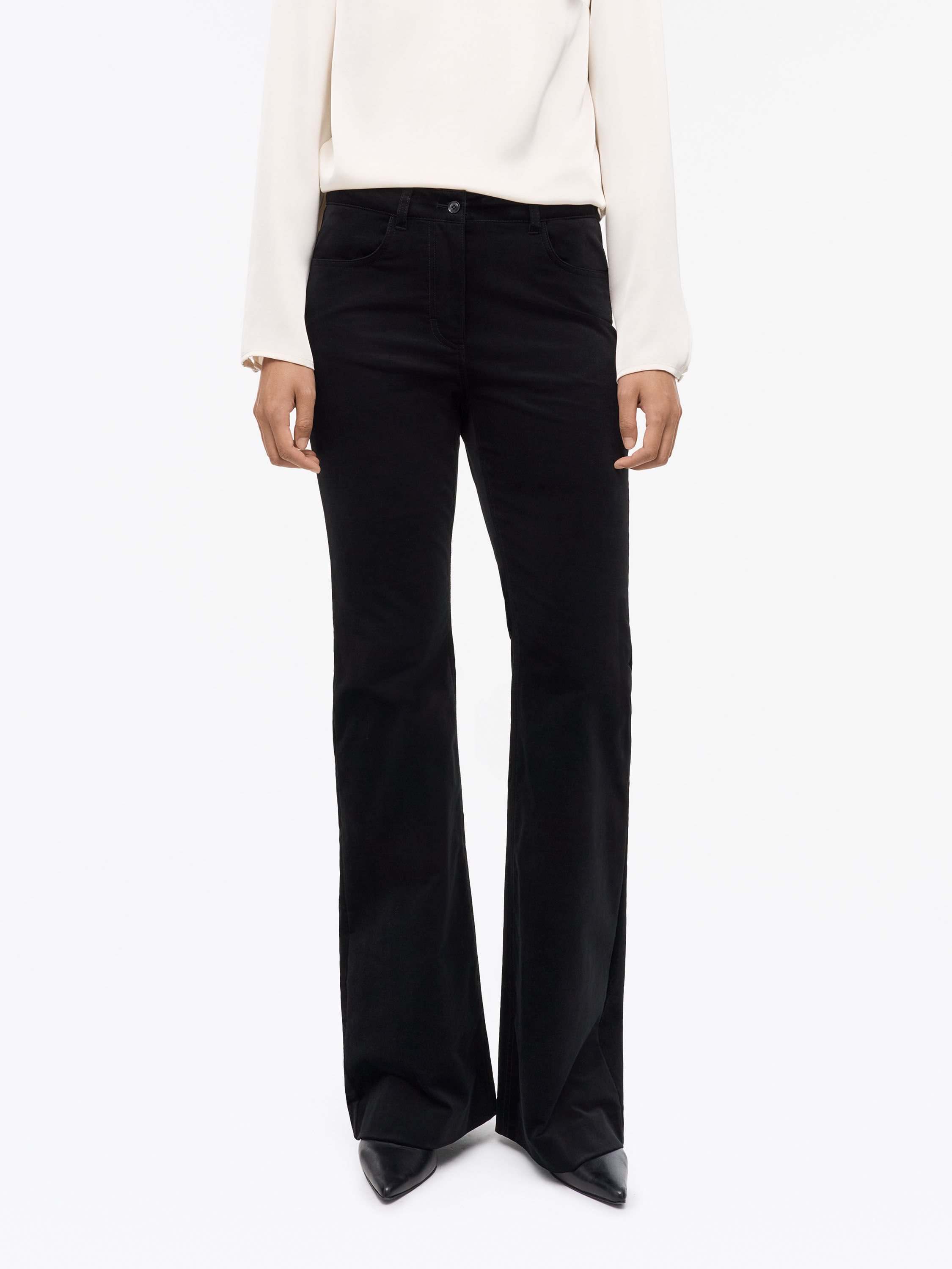 Sera Cotton Velvet Trousers