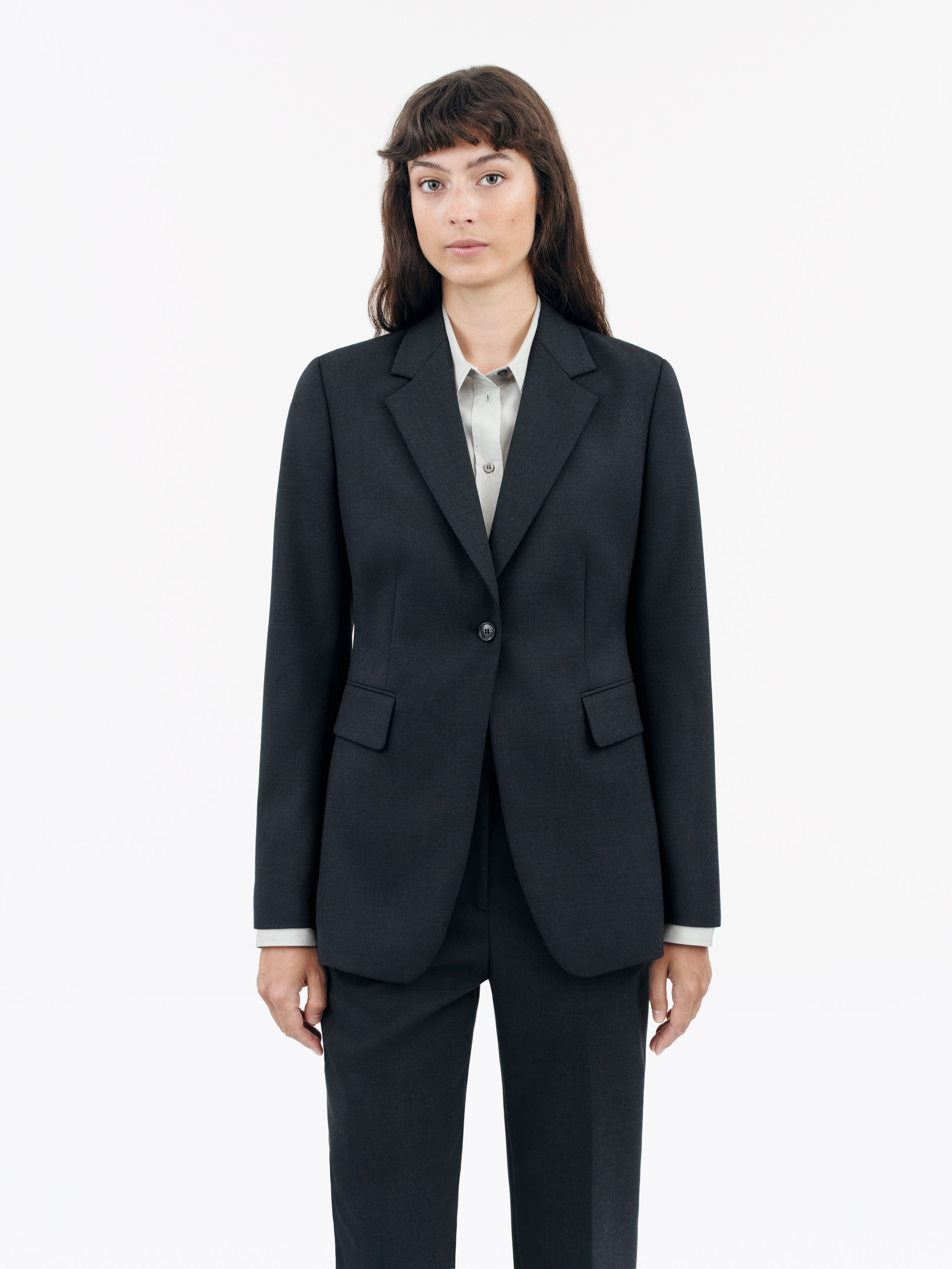 Narina Regular Fit Blue Suit