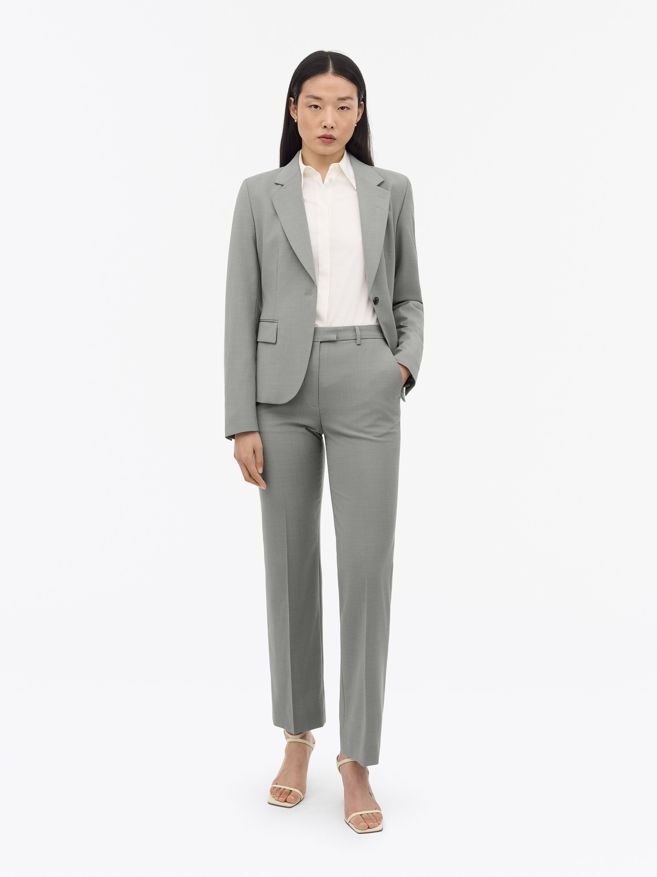 Nove Slim Straight Trousers