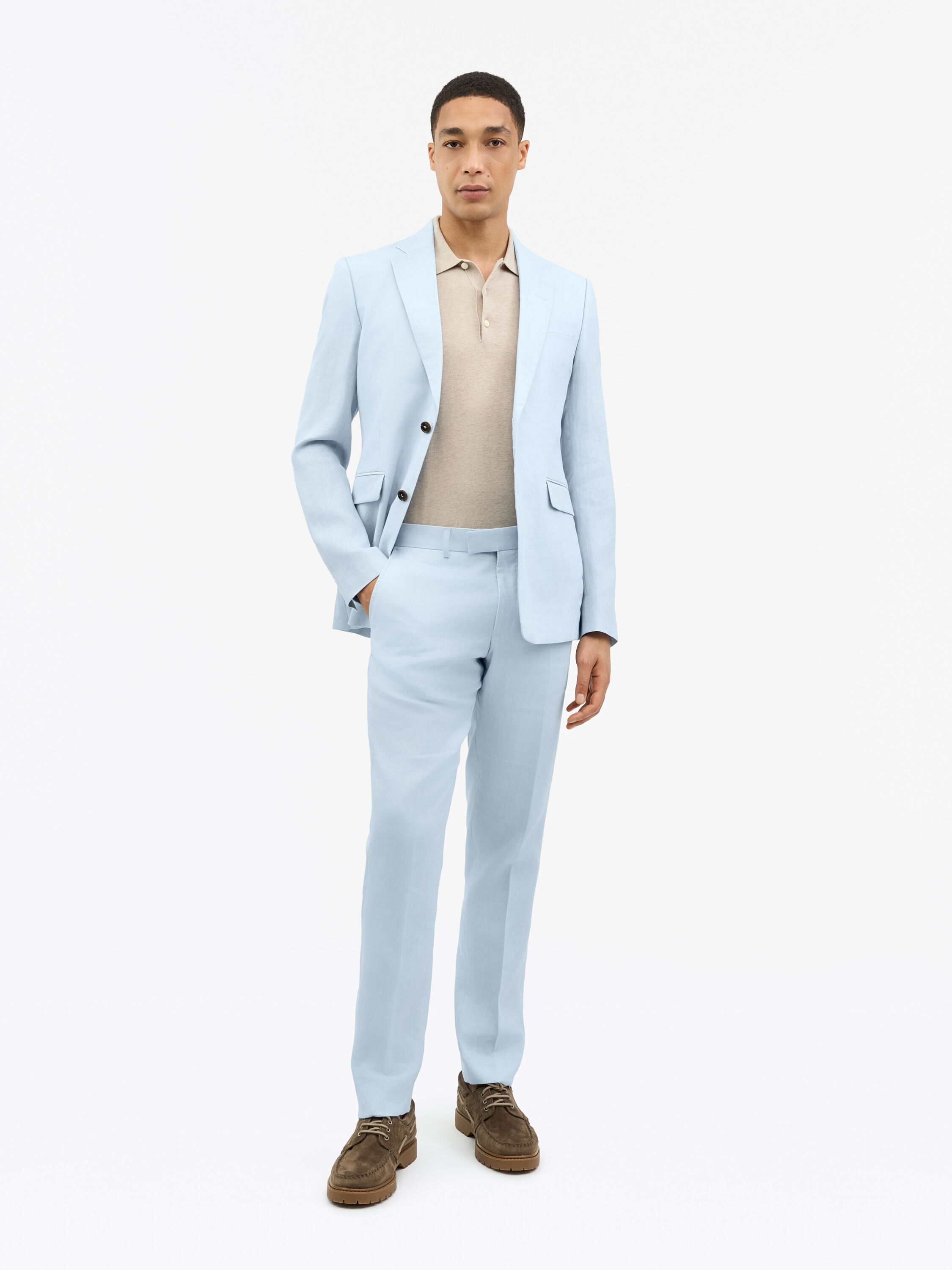 Tense Tapered Linen Trousers