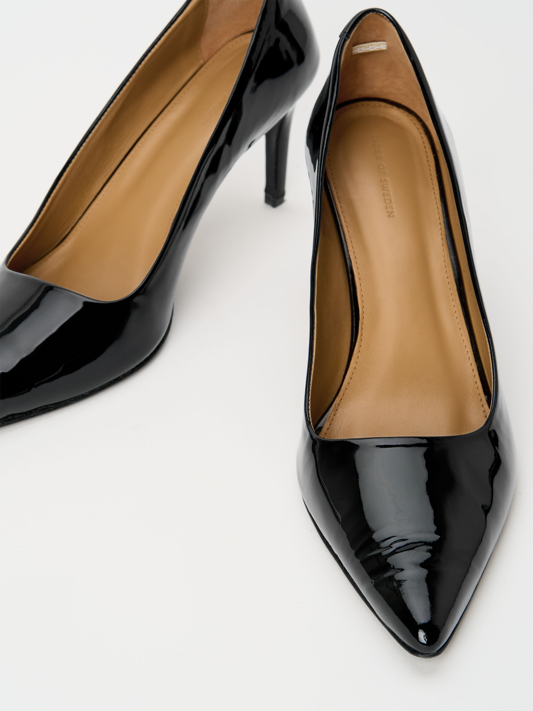 Cliniala Pumps aus Gl&auml;nzendem Leder