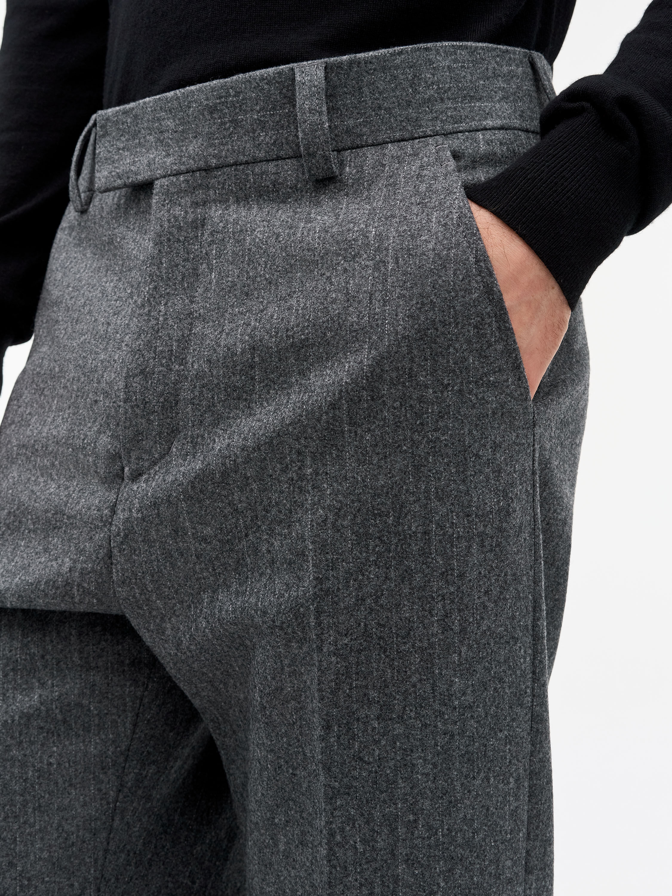 Tommie Pinstripe Wool Trousers