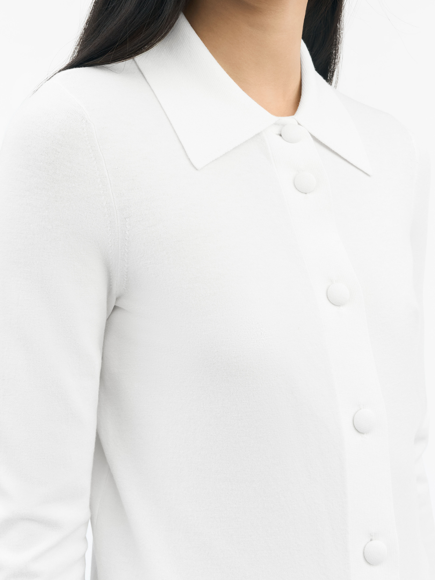 Lillian Slim-Fit Strikskjorte