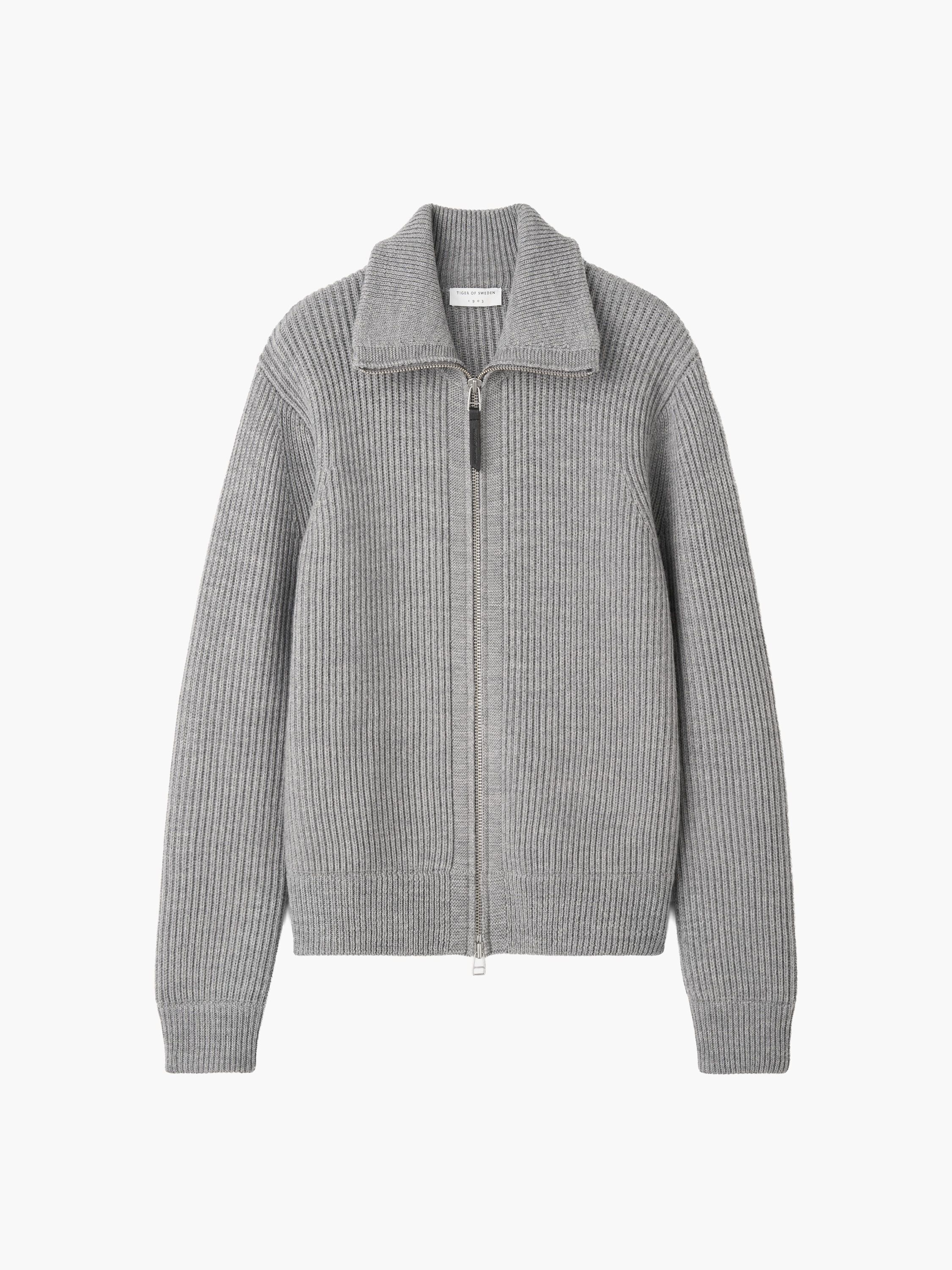 Gilet En Laine Zipp&eacute; Niall