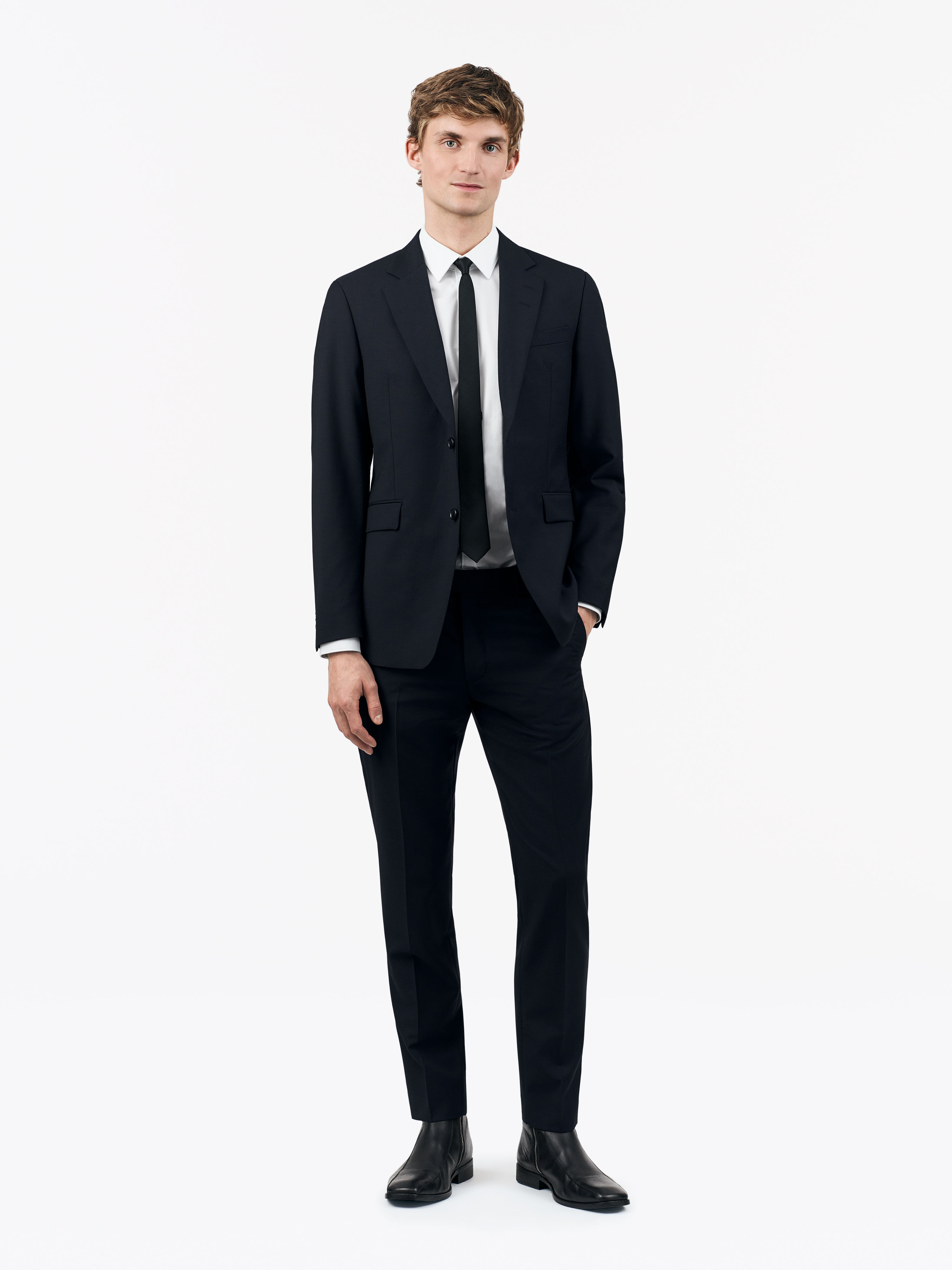100% wool slim mid rise Tenuta Trousers | Tiger Of Sweden