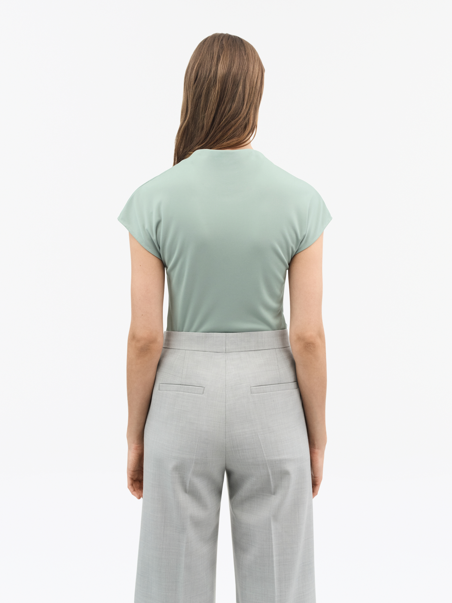 Alitta Slim Cap-Sleeve Top