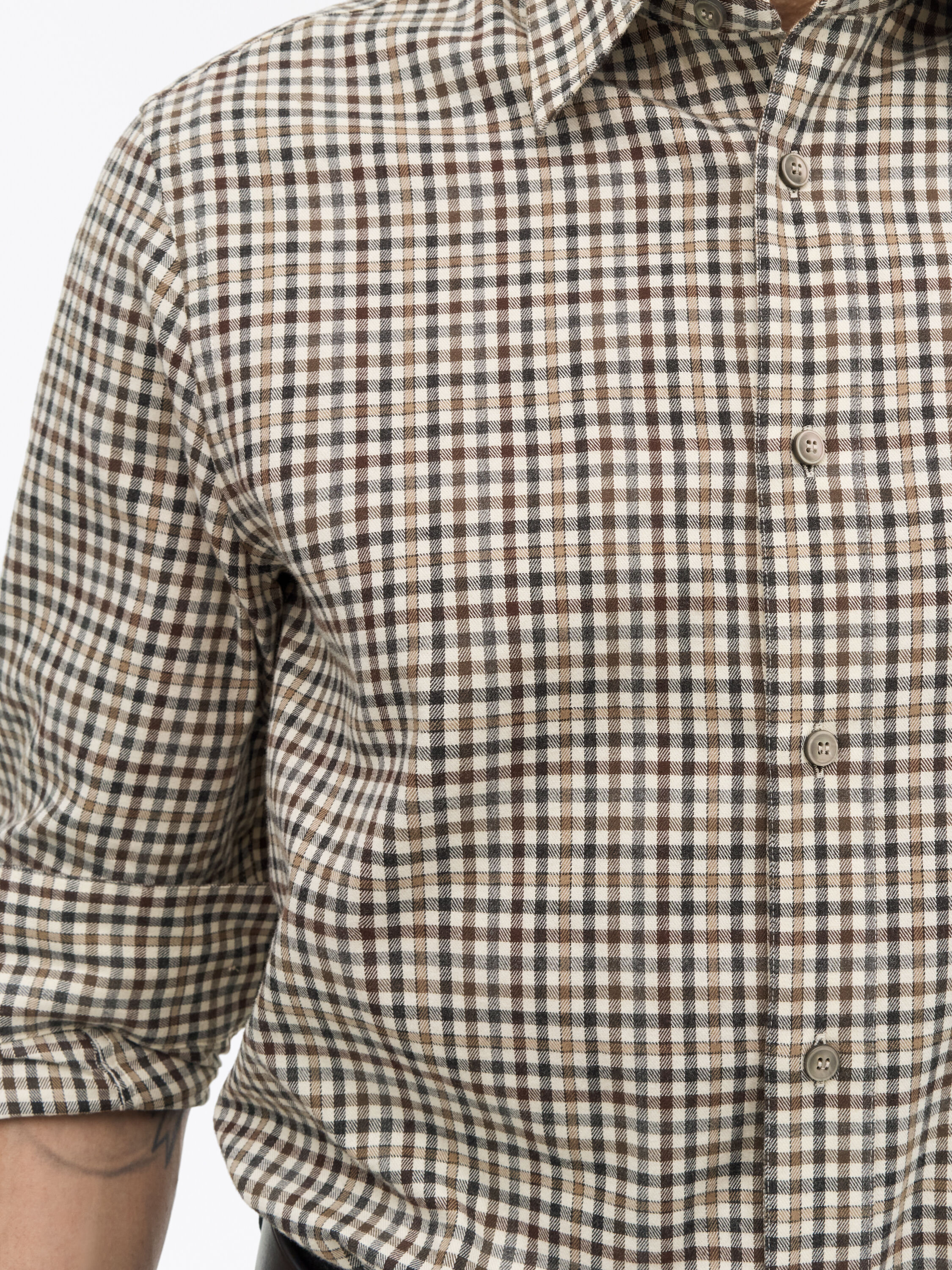 Bjorn Cotton Check Shirt