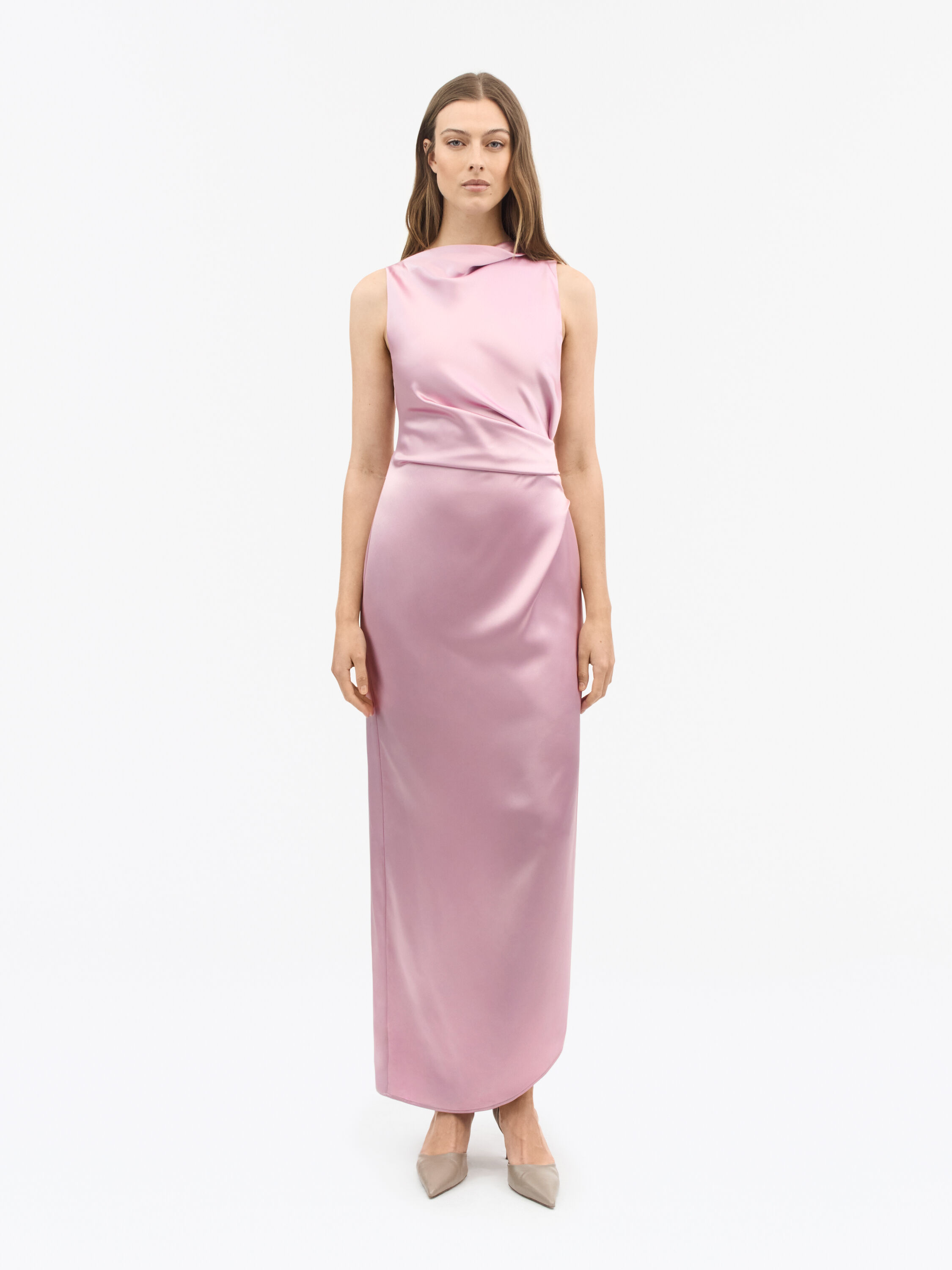 Karlin Sustainable Satin Dress