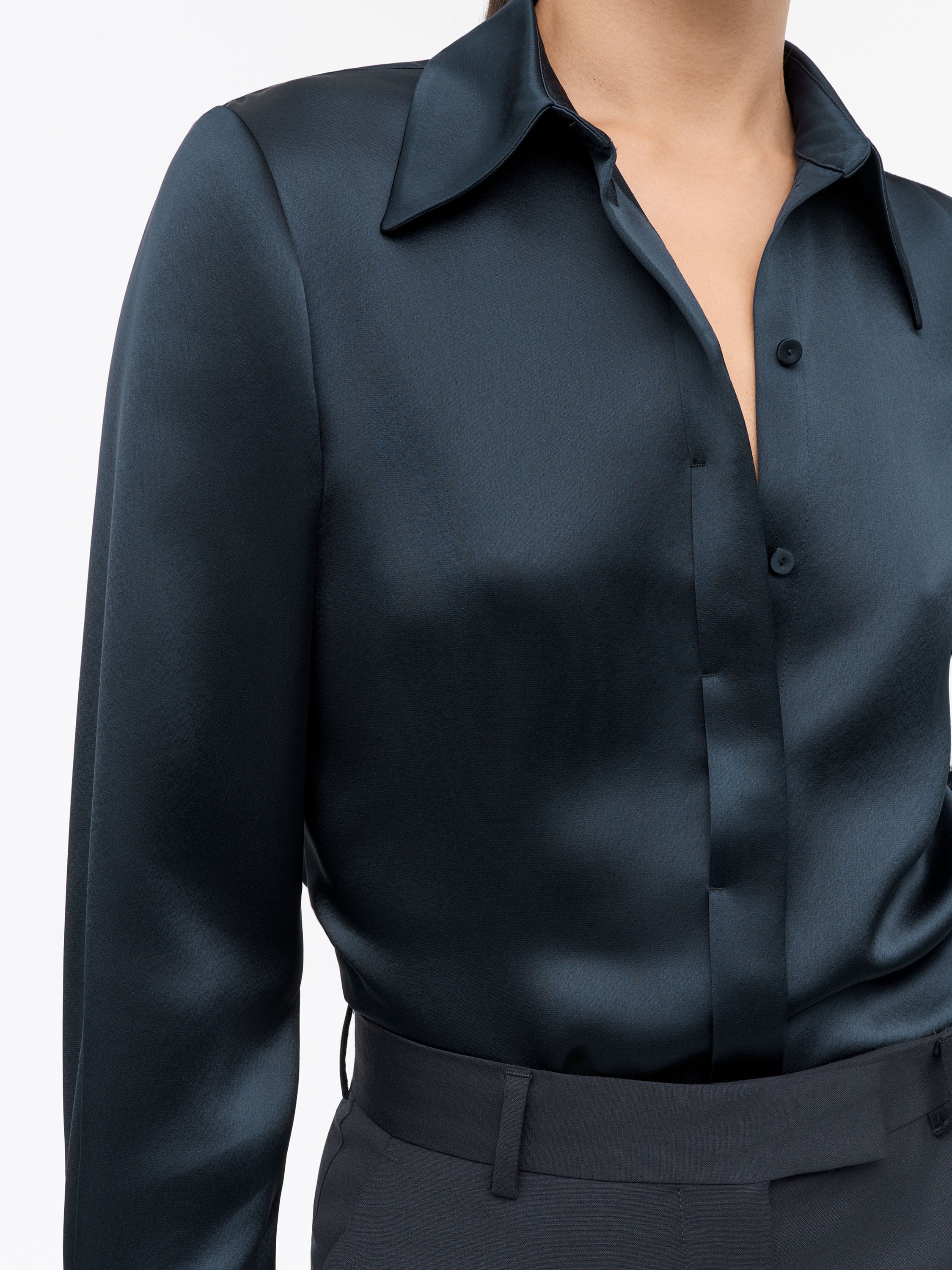 Daphne Festive Satin Shirt