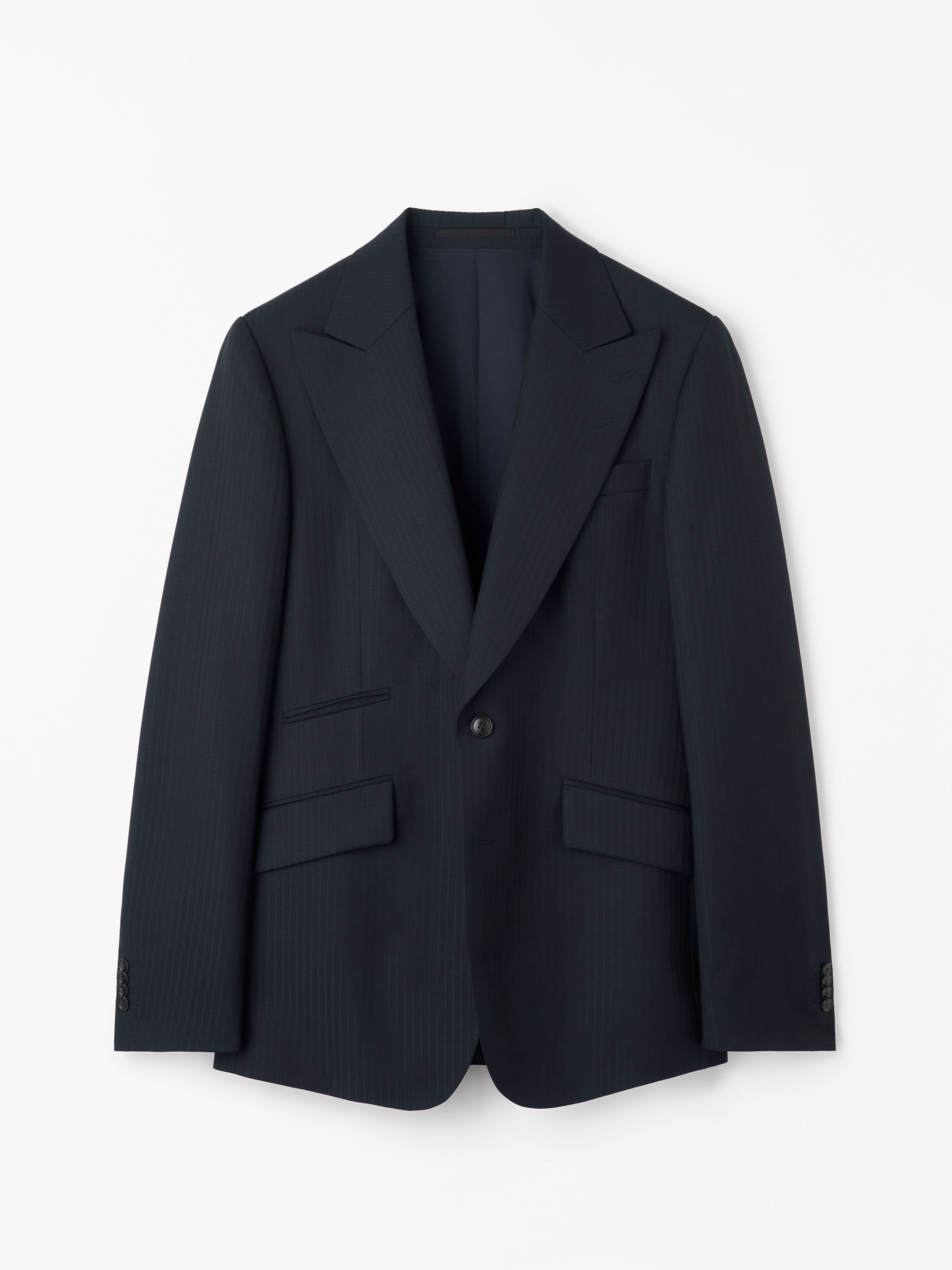 Joshwa Navy Blue Wool Suit