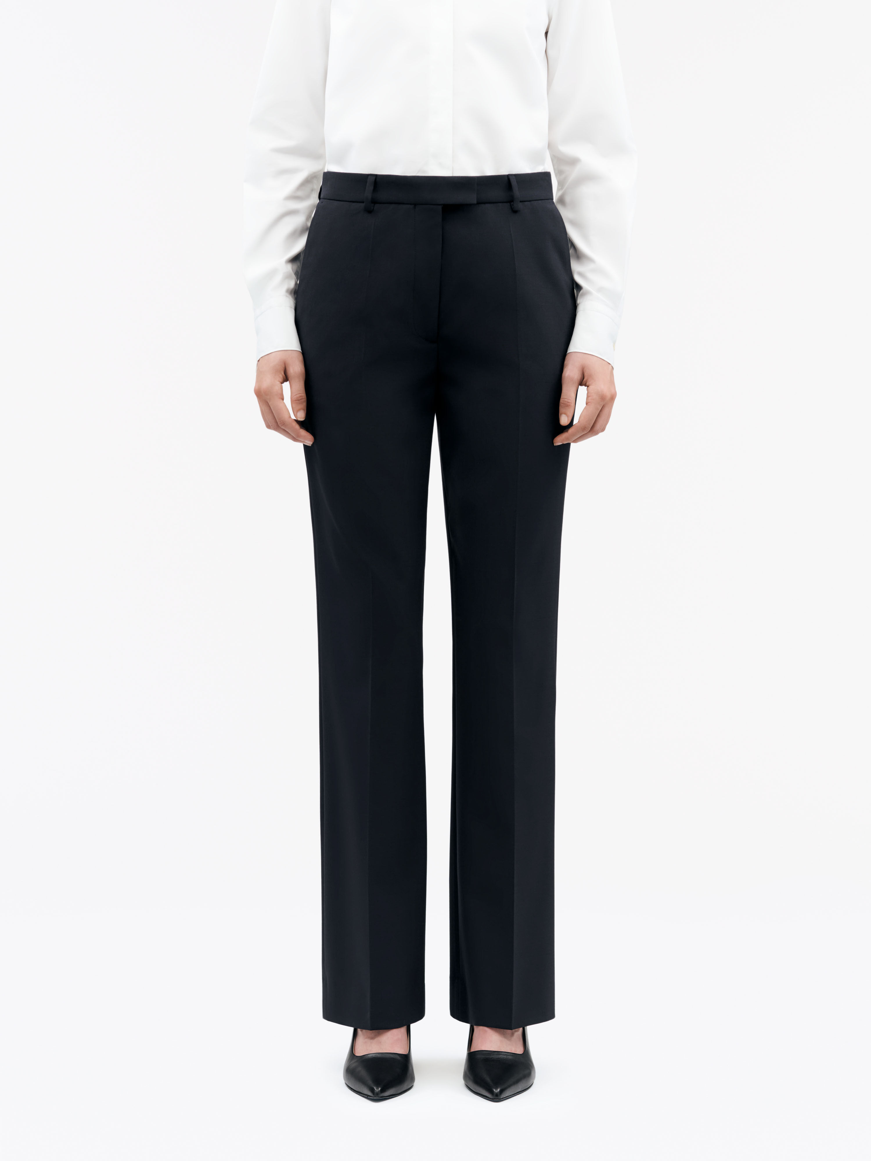 Narina Regular Fit Bl&aring;t Jakkes&aelig;t