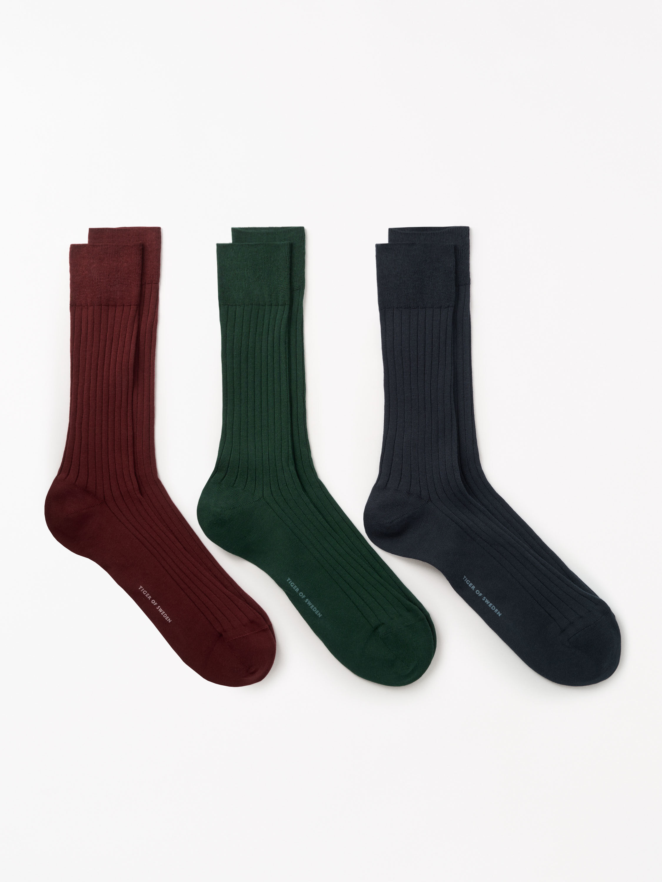 Reigate 3Er-Pack Gerippte Socken