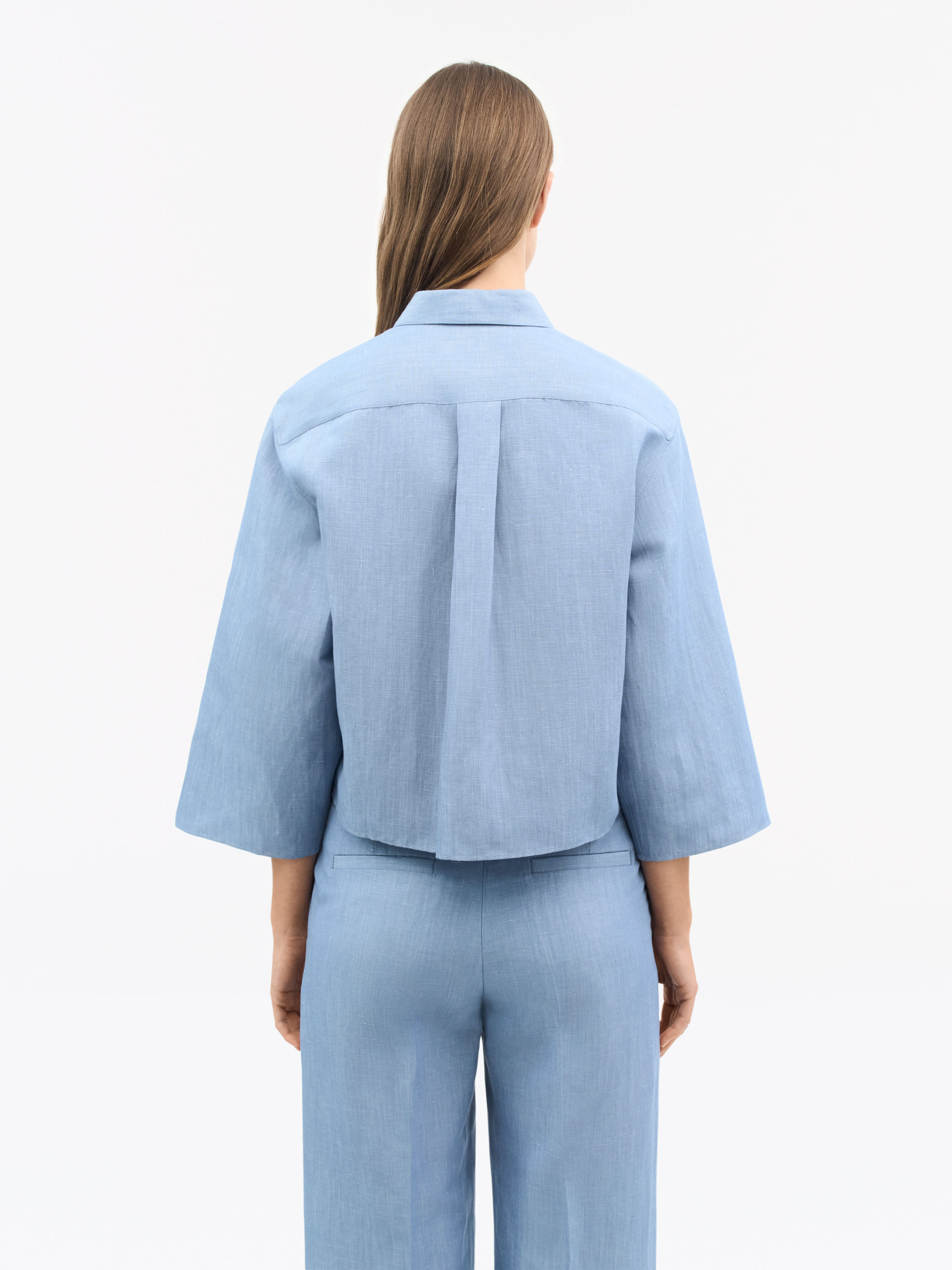 Corins Cropped Linen Shirt