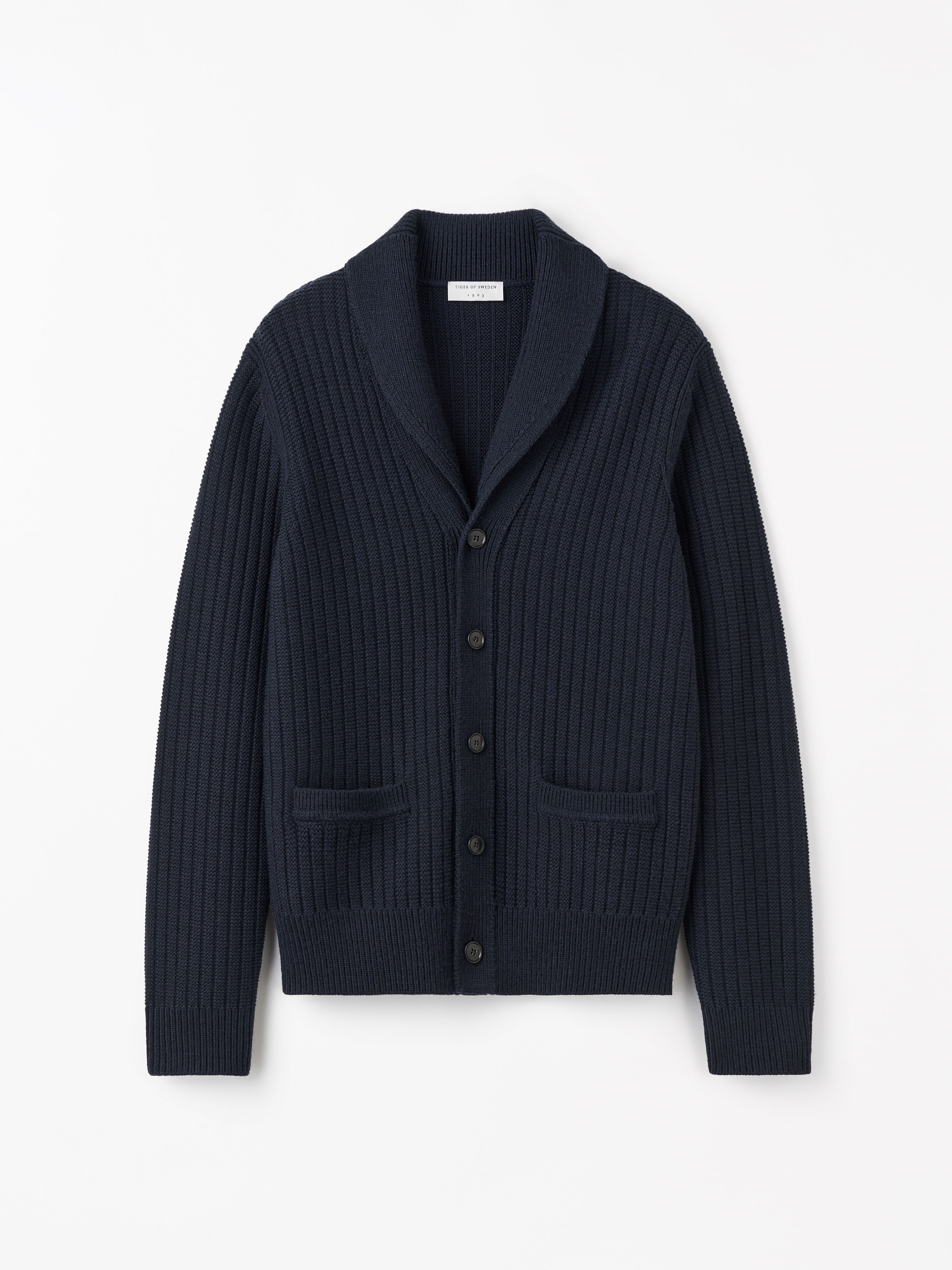 Lester Chunky-Cardigan mit Struktur