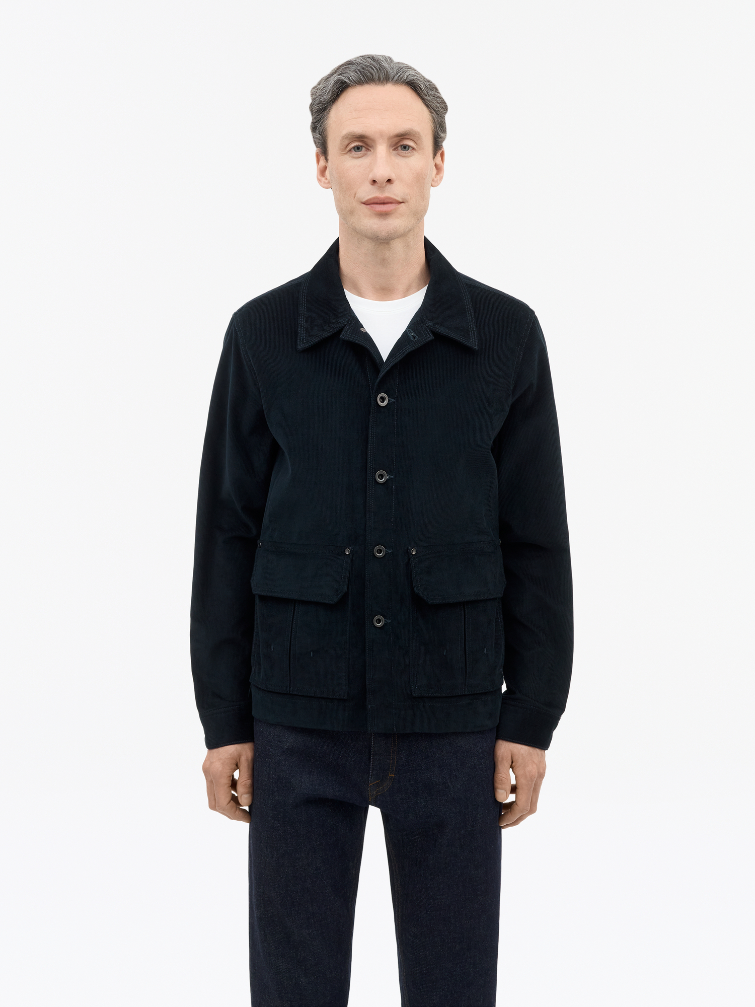 Slice Blue Corduroy Jacket
